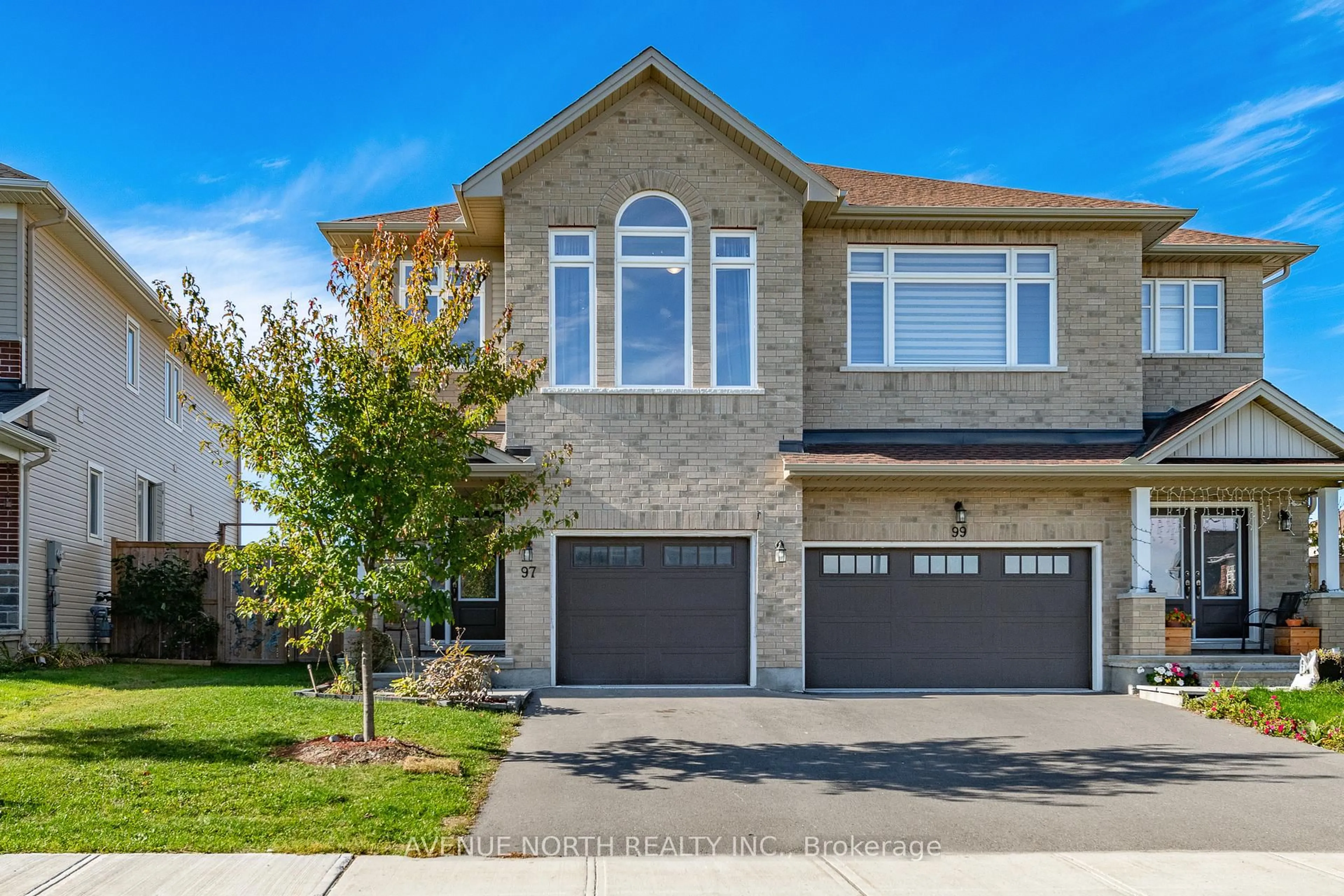 Home with brick exterior material, street for 97 Antonakos Dr, Carleton Place Ontario K7C 0L1