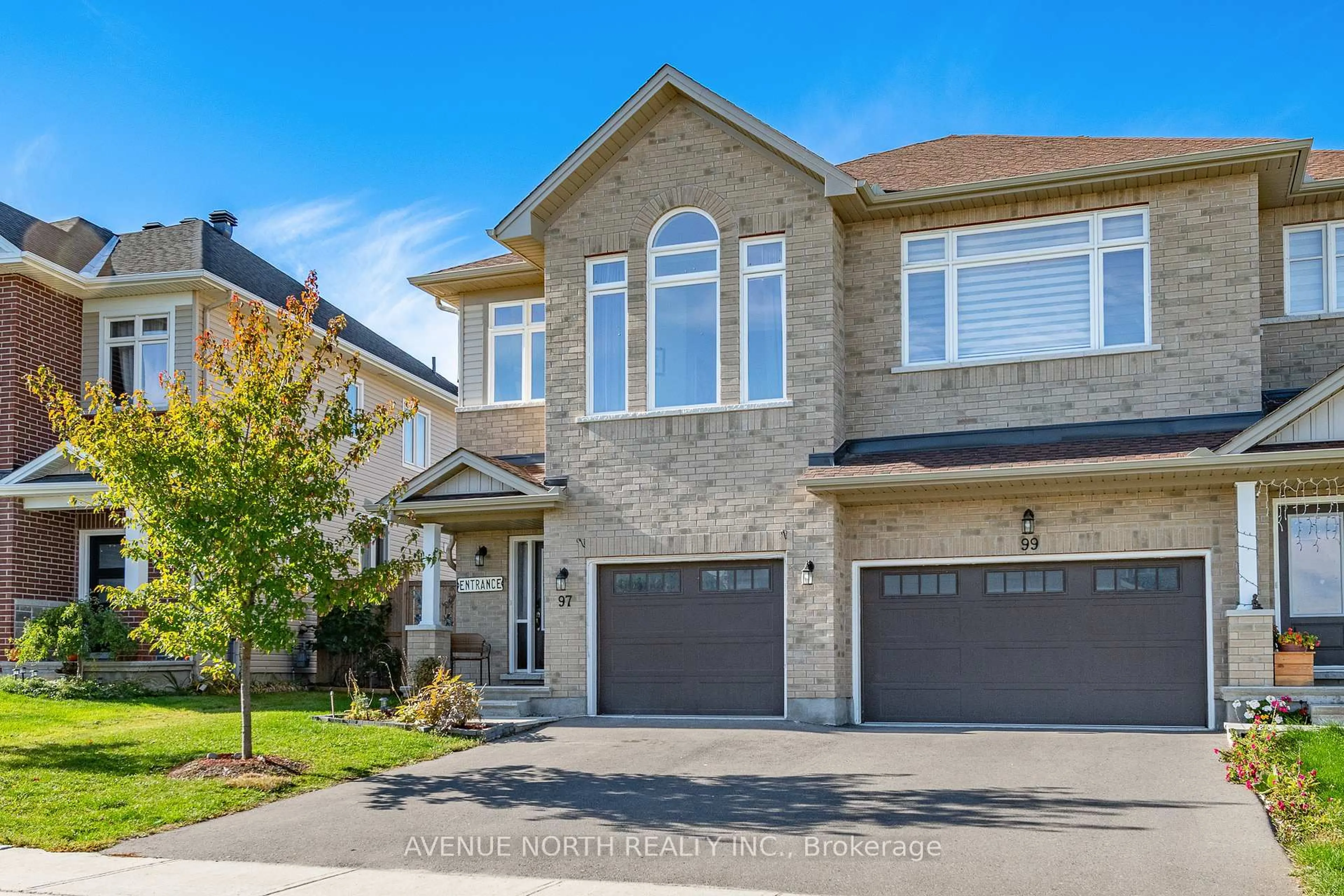 Home with brick exterior material, street for 97 Antonakos Dr, Carleton Place Ontario K7C 0L1