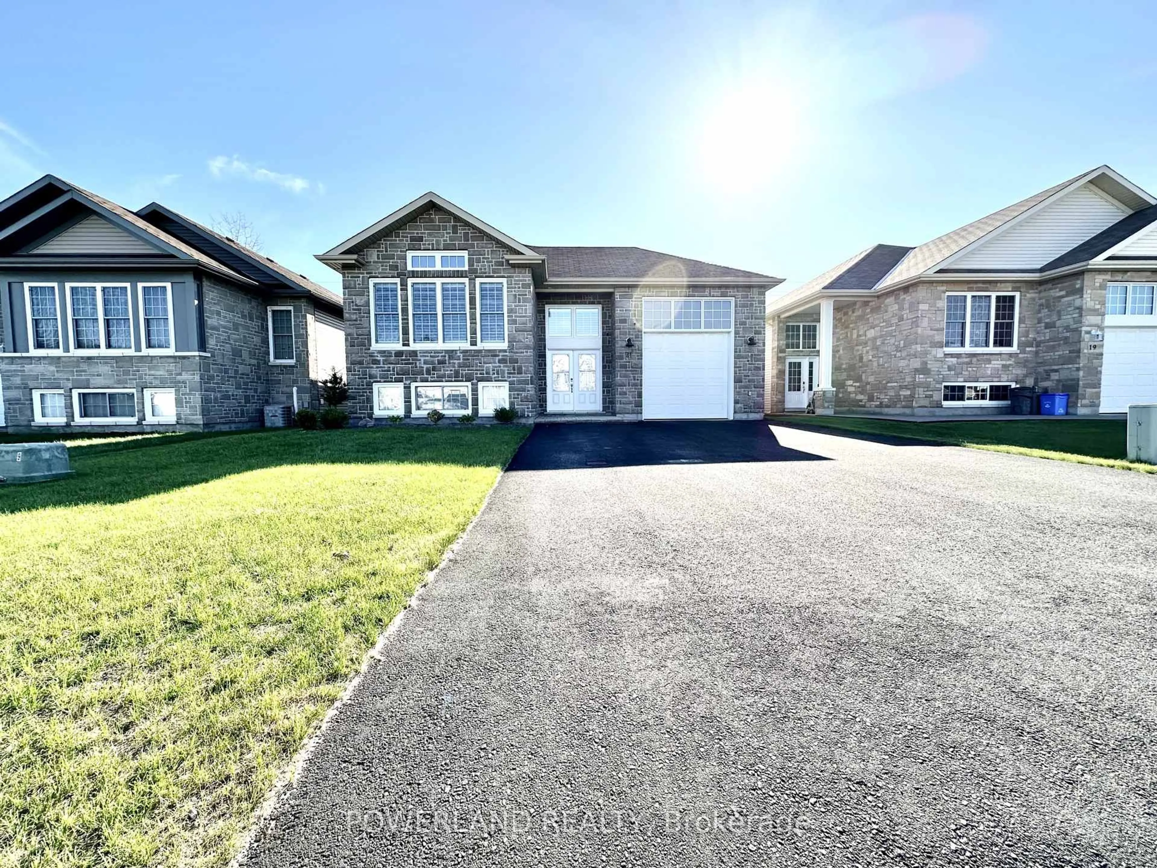 Home with vinyl exterior material, street for 21 Brookland Dr, North Bay Ontario P1A 0A1