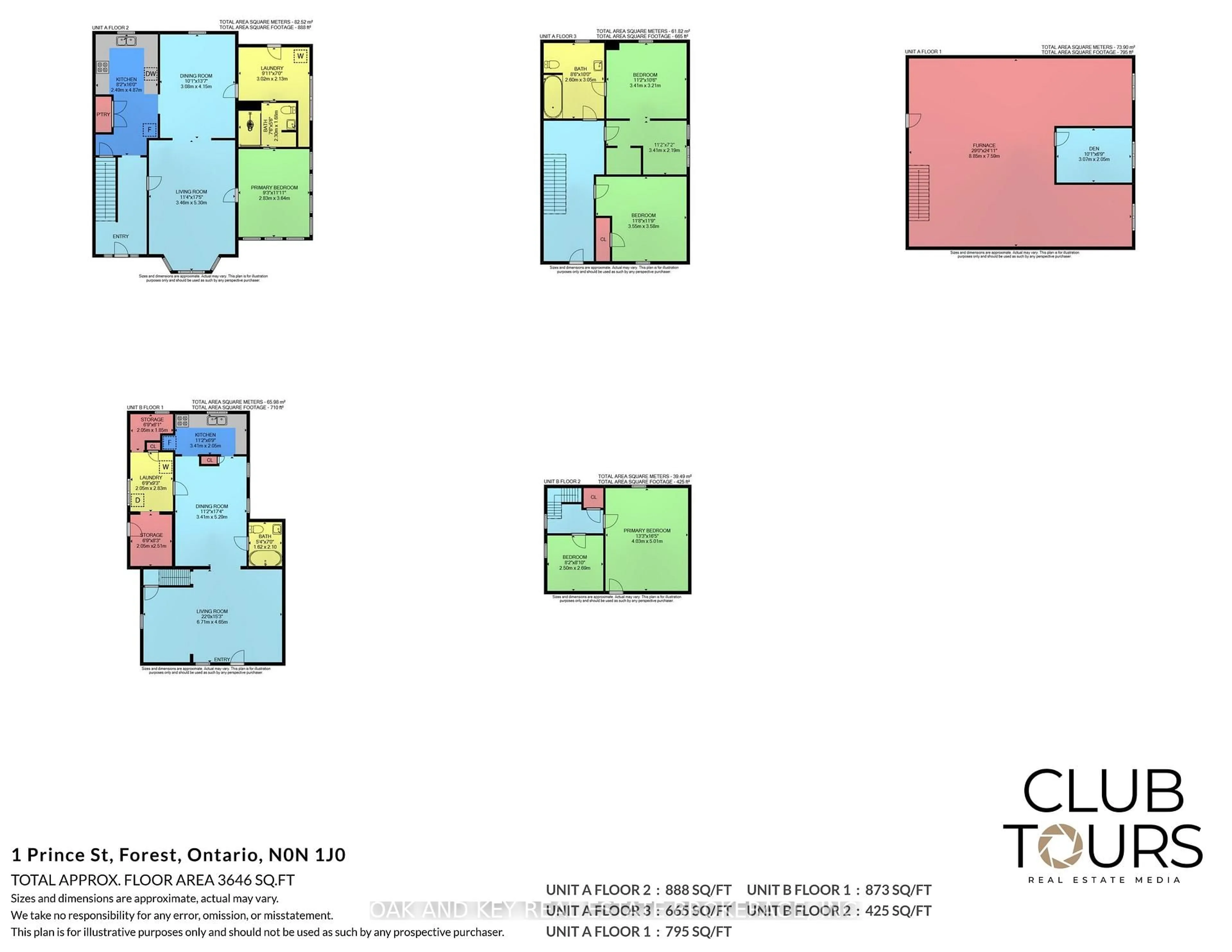 Floor plan for 1 Prince St, Lambton Shores Ontario N0N 1J0