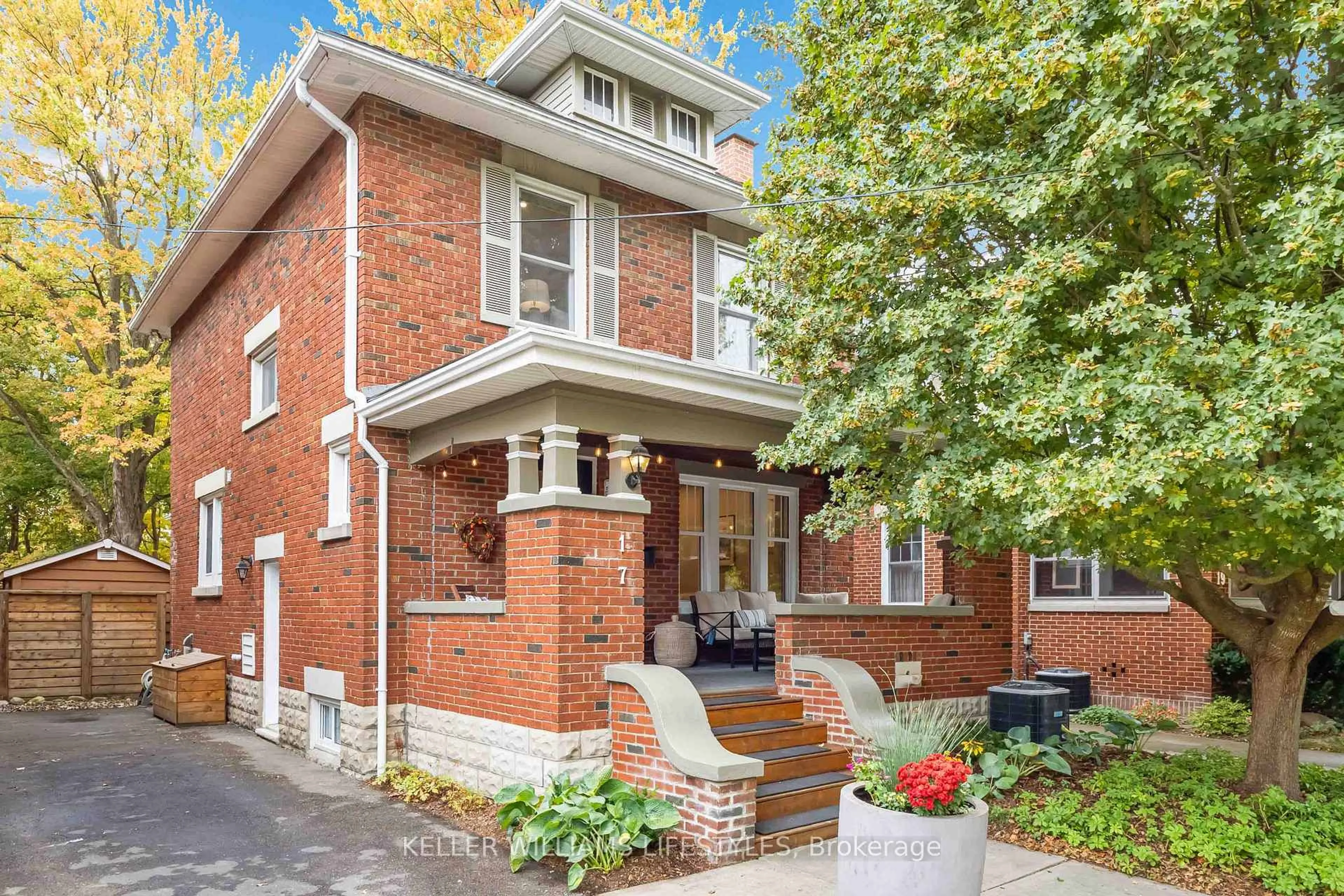 Home with brick exterior material, street for 17 Erie Ave, London South Ontario N6J 1H9