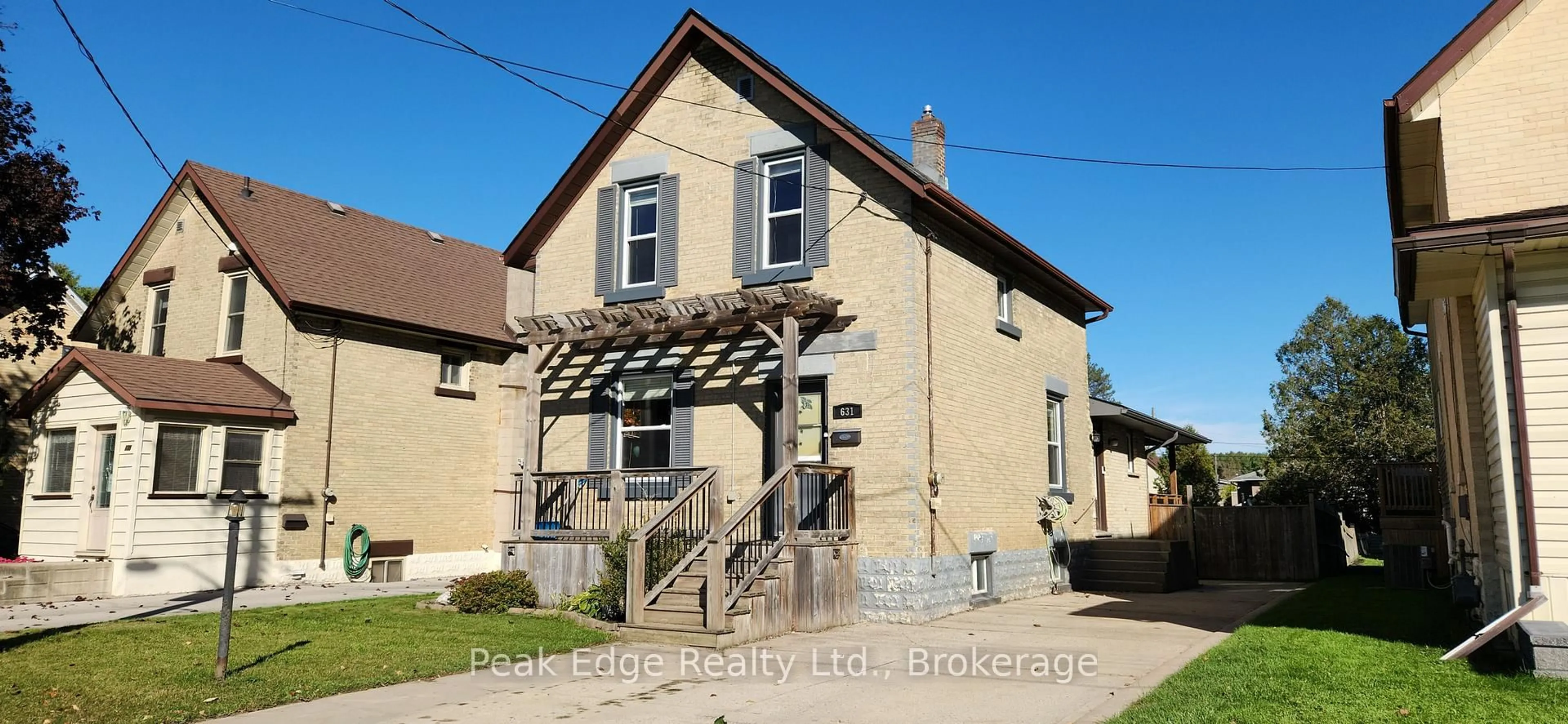 Home with brick exterior material, street for 631 12th Ave, Hanover Ontario N4N 2V5