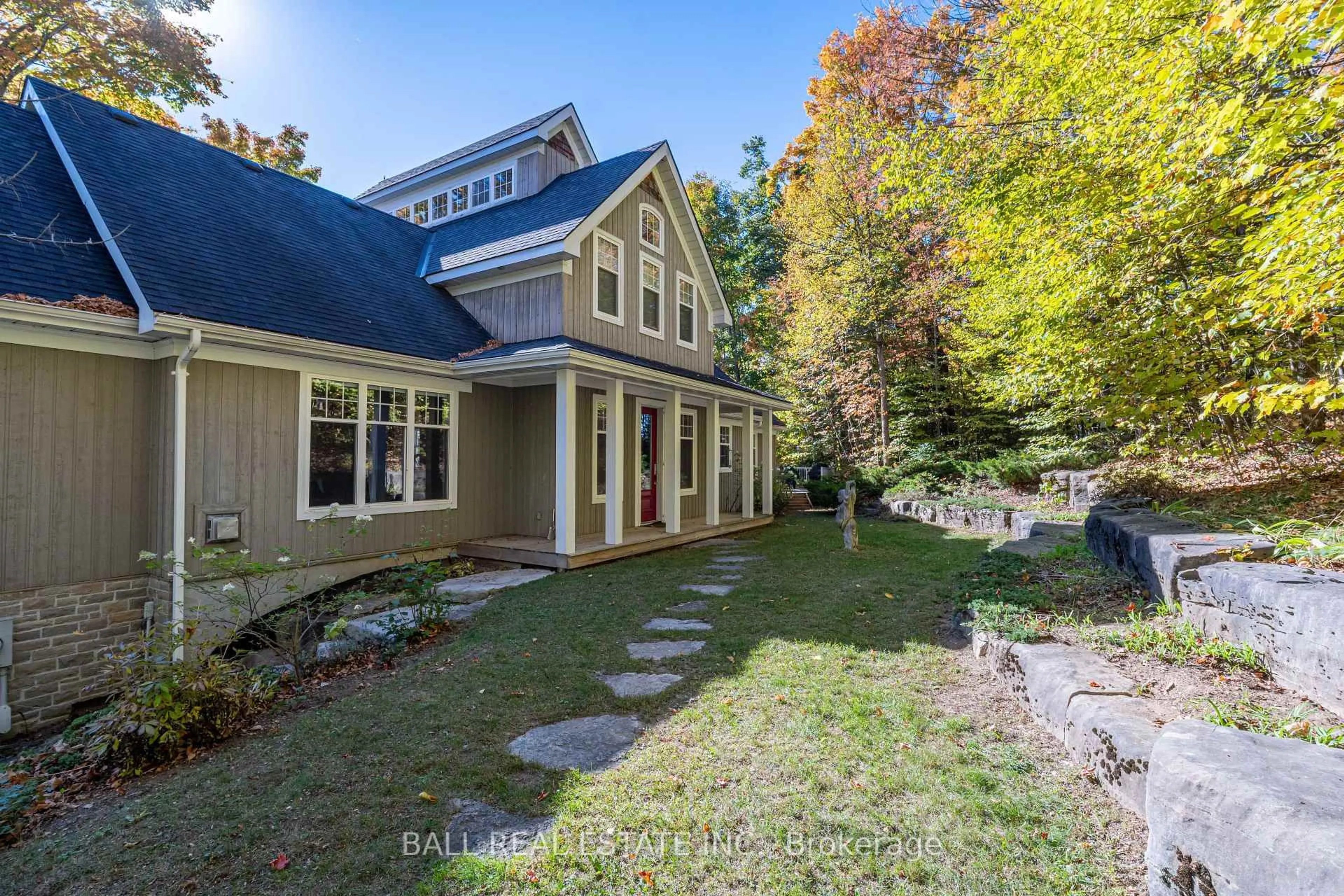 A pic from outside/outdoor area/front of a property/back of a property/a pic from drone, unknown for 55 Fr 209, Trent Lakes Ontario K0L 1J0