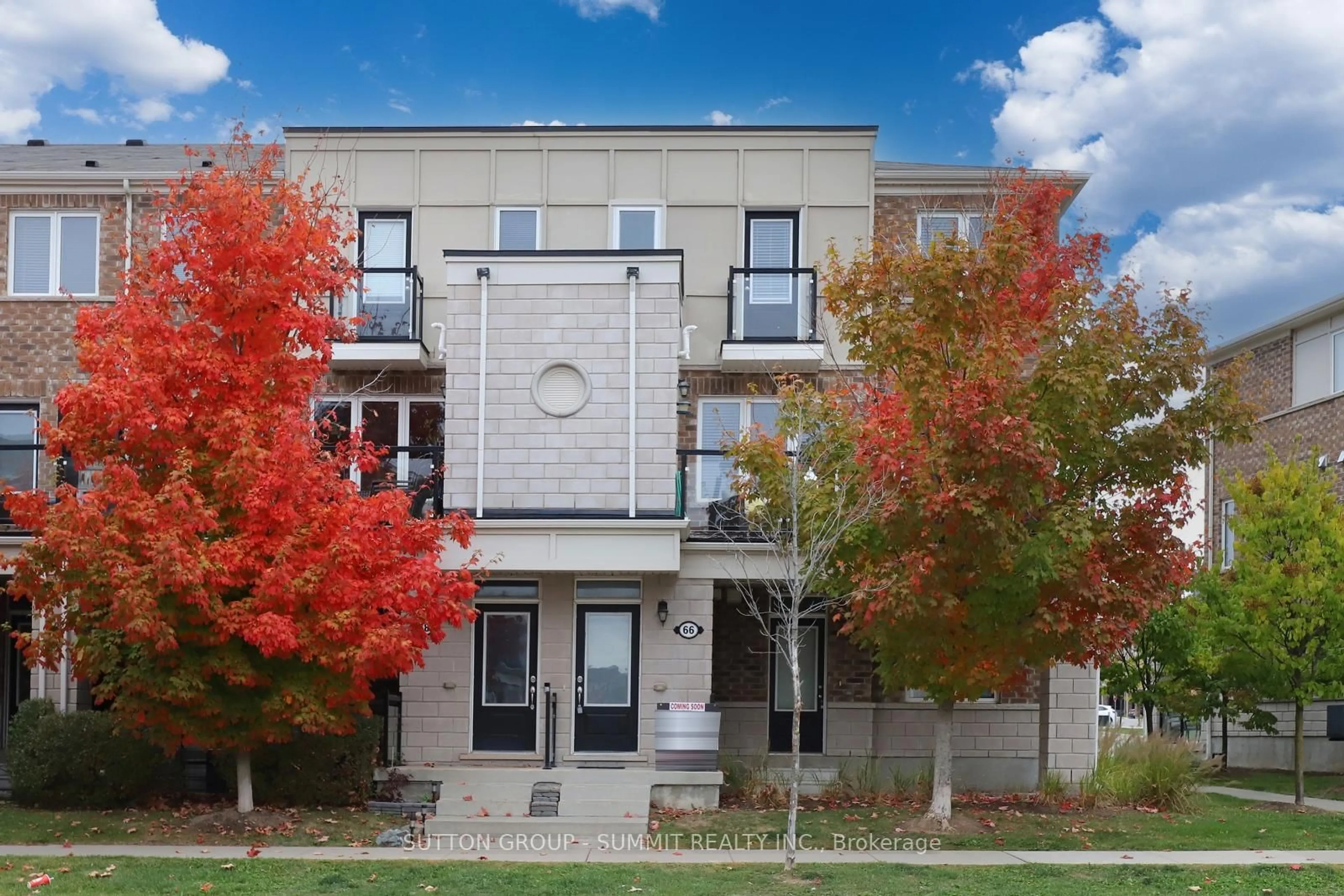 Home with brick exterior material, street for 66 Daylily Lane, Kitchener Ontario N2R 0L7
