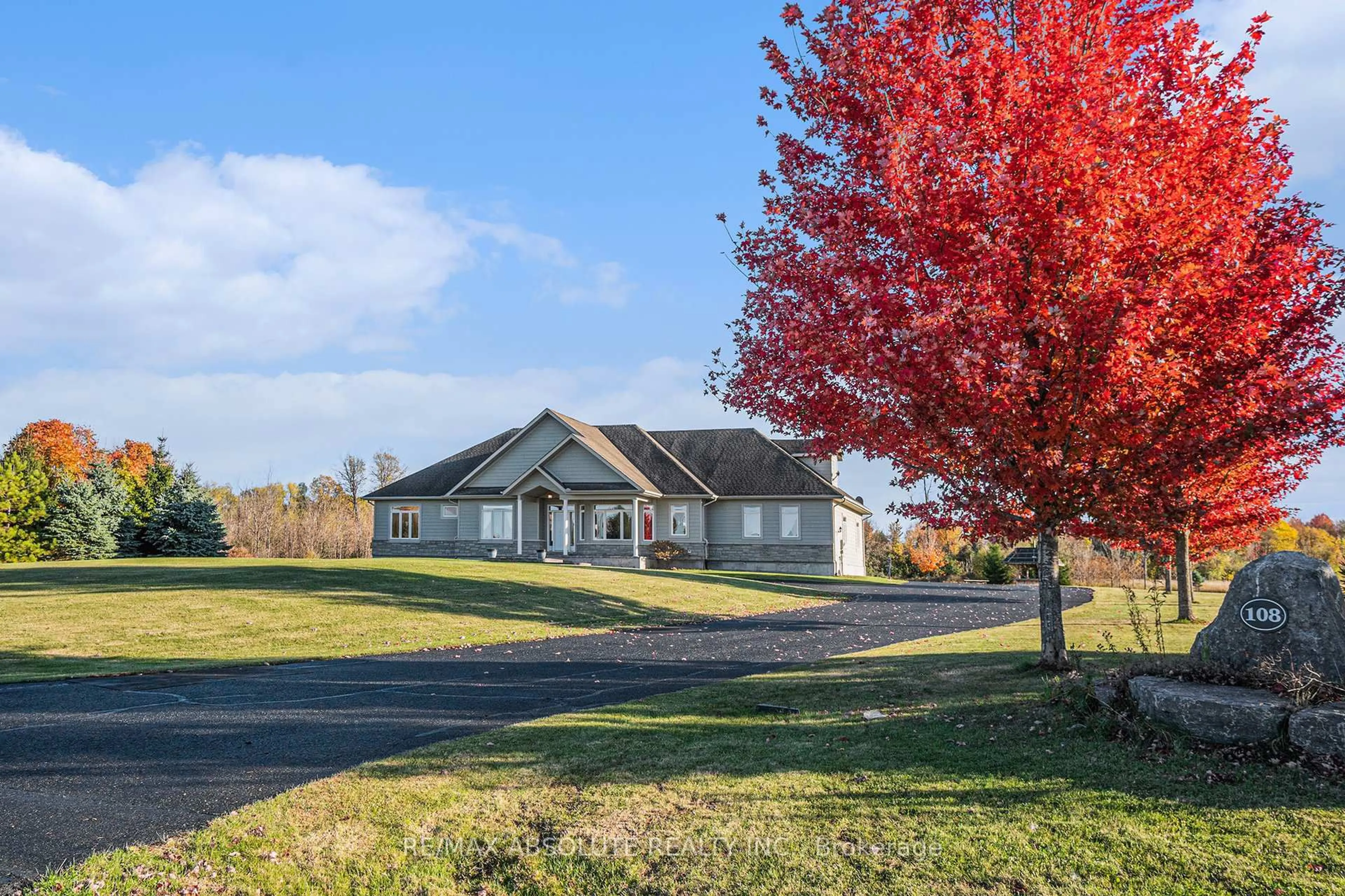 A pic from outside/outdoor area/front of a property/back of a property/a pic from drone, unknown for 108 Newill Pl, Carp Ontario K0A 1L0
