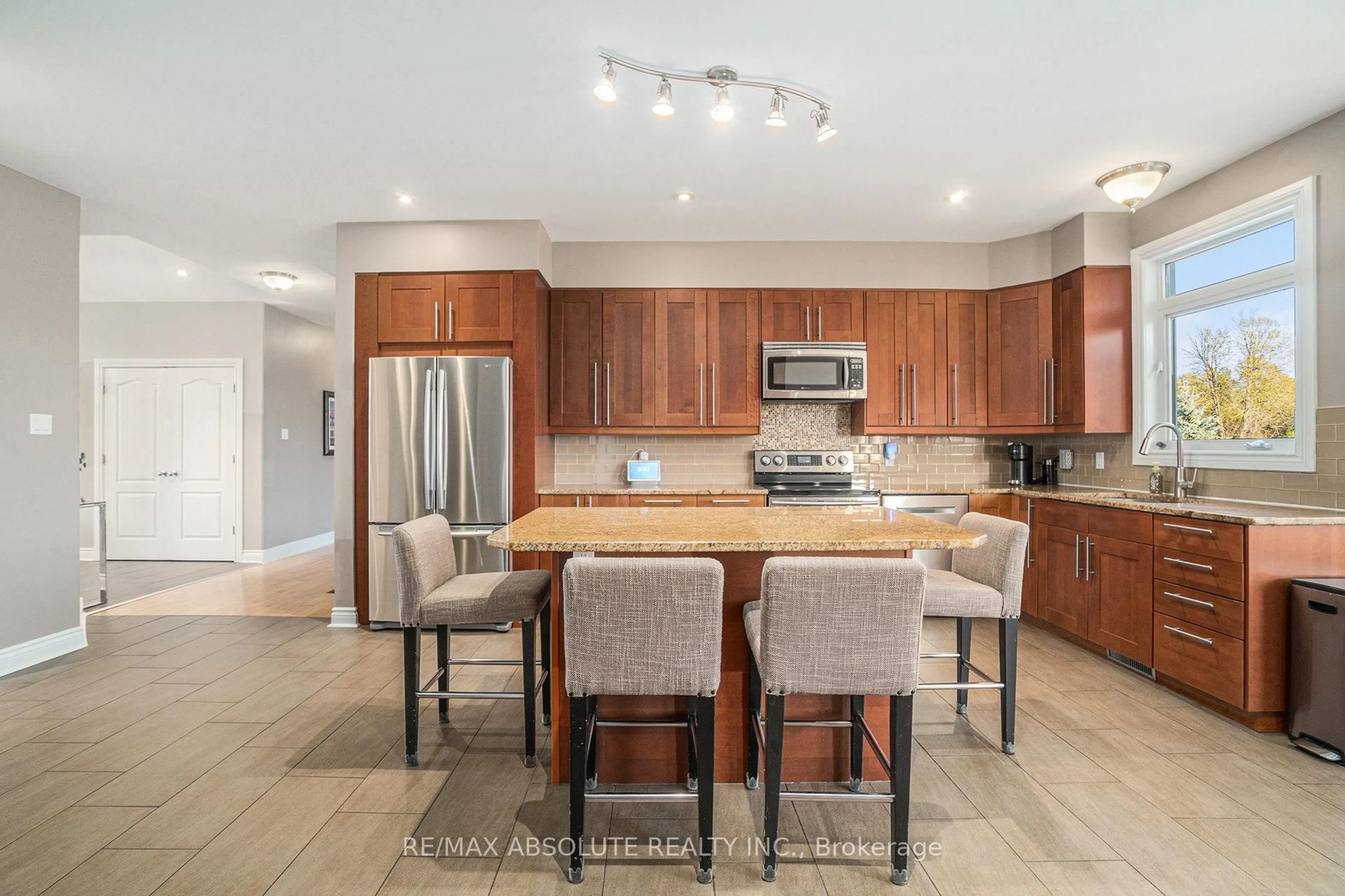 Open concept kitchen, ceramic/tile floor for 108 Newill Pl, Carp Ontario K0A 1L0
