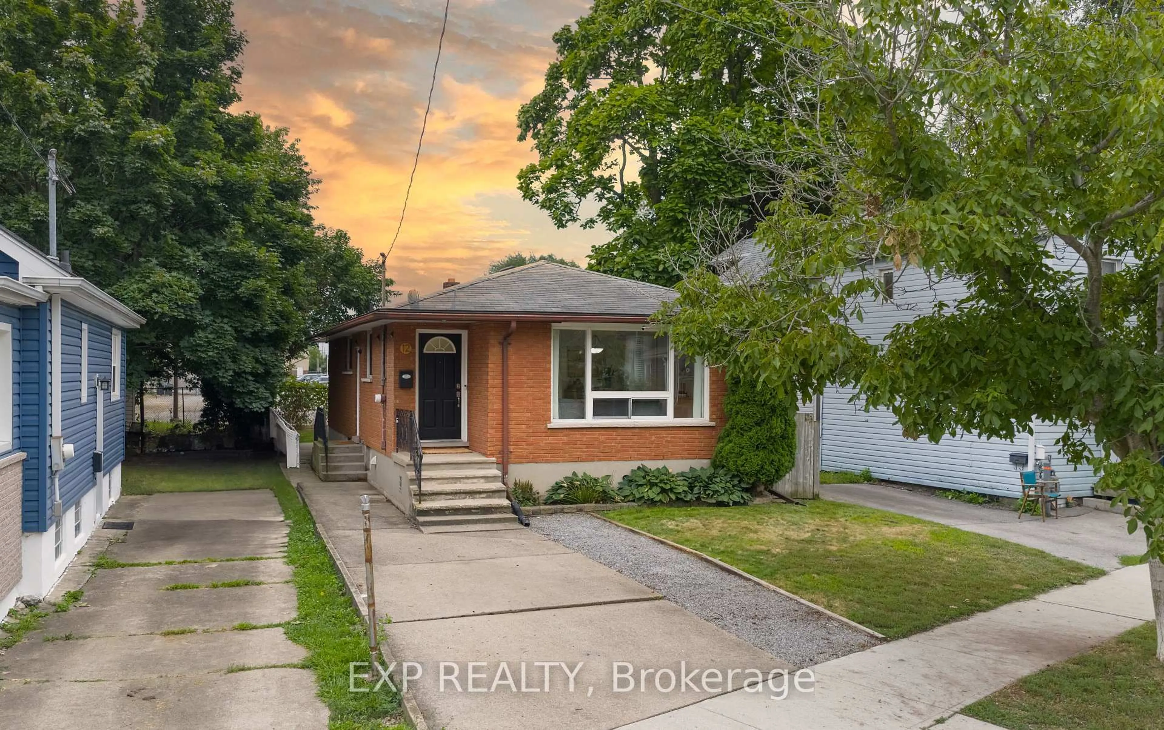 Home with brick exterior material, street for 12 Lailey St, St. Catharines Ontario L2M 5G8