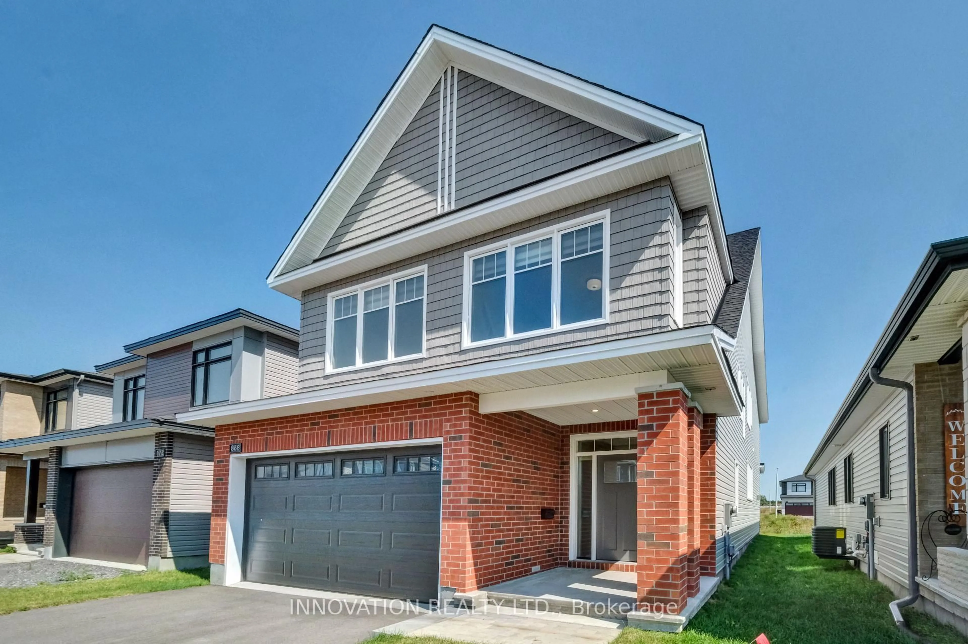 Home with brick exterior material, street for 868 Snowdrop Cres, Ottawa Ontario K1T 0X7
