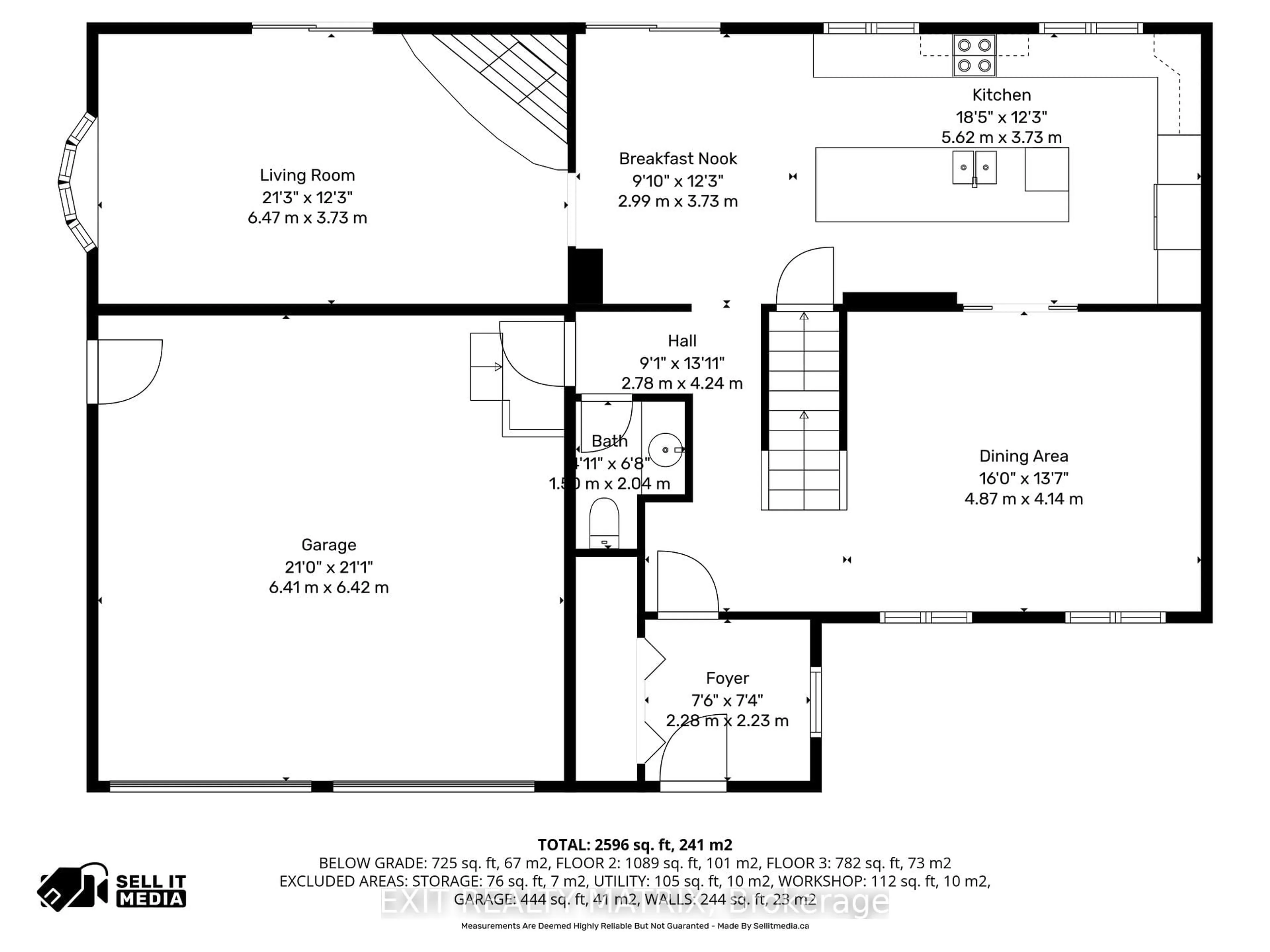 Floor plan for 953 Jerome St, Hawkesbury Ontario K6A 3B1
