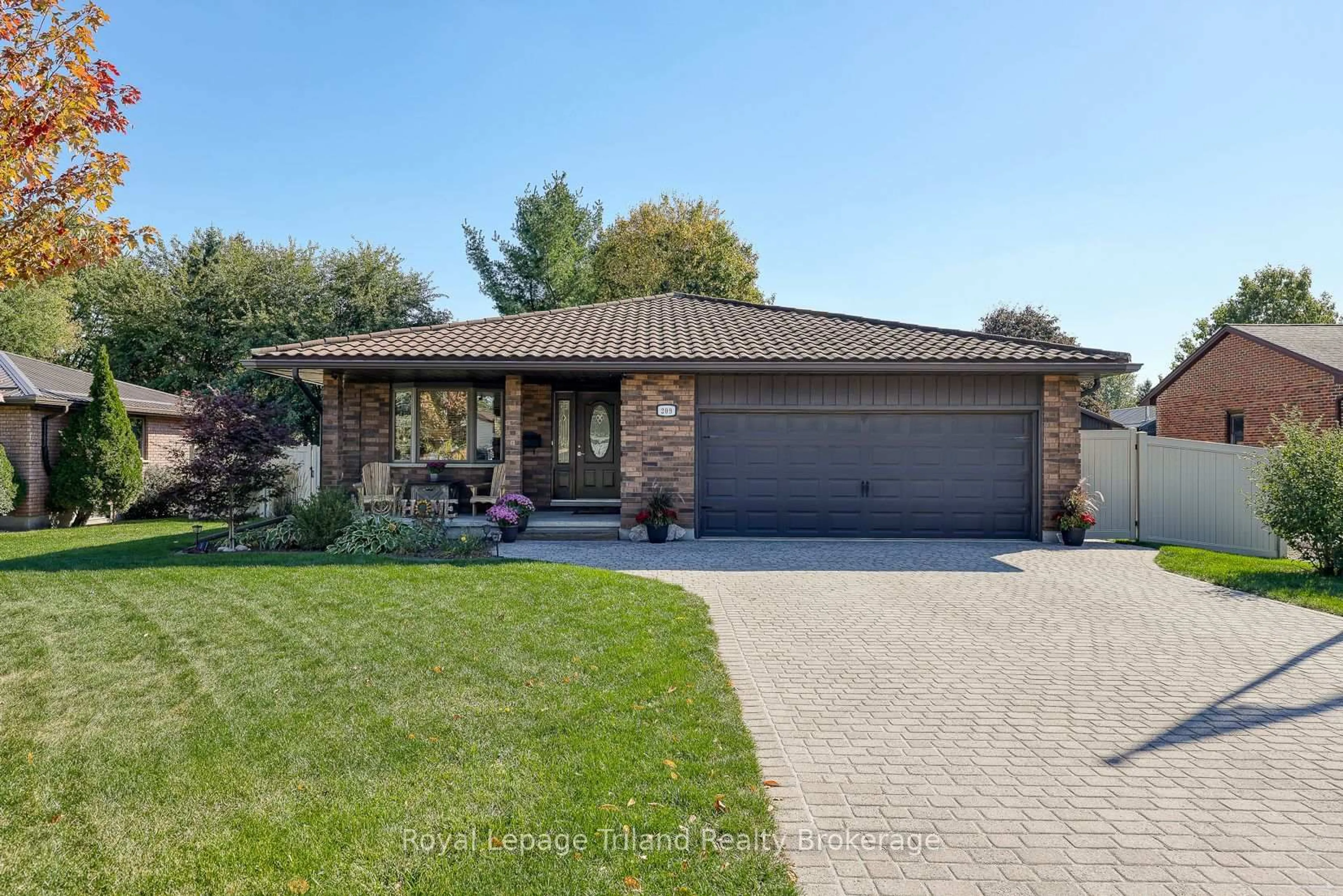 Home with brick exterior material, street for 209 Brock St, Zorra Ontario N0M 2M0