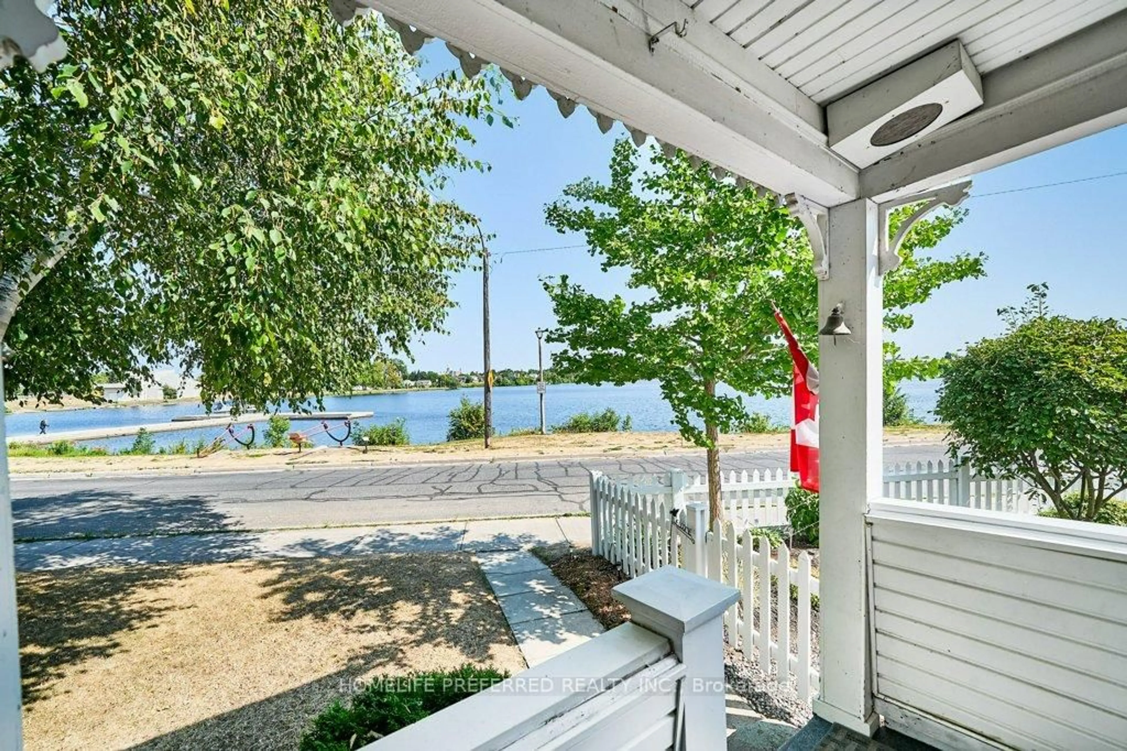 Patio, water/lake/river/ocean view for 157 Crescent St, Peterborough Ontario K9J 2G4