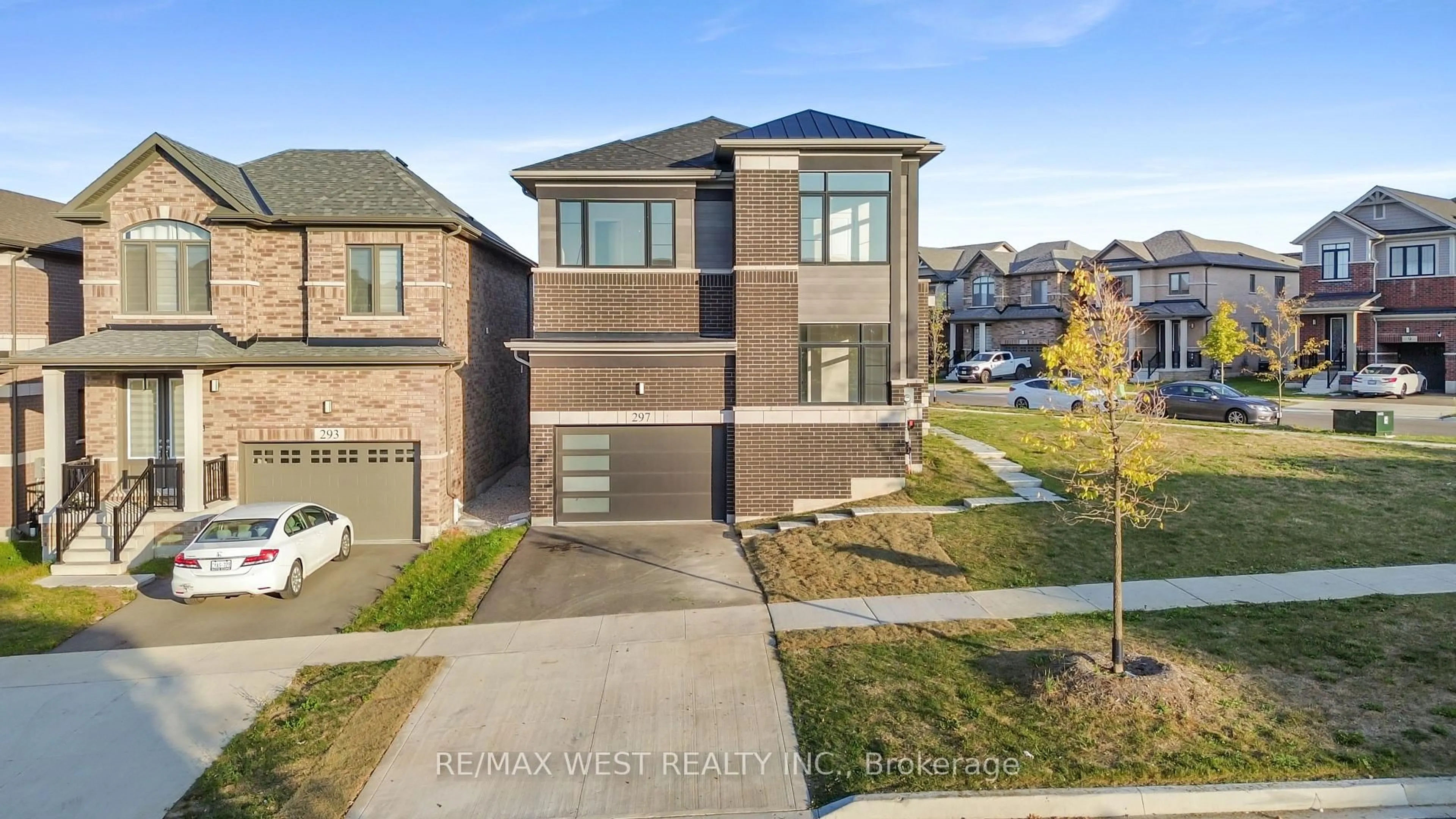 Home with brick exterior material, street for 297 Bismark Dr, Cambridge Ontario N1S 0C6