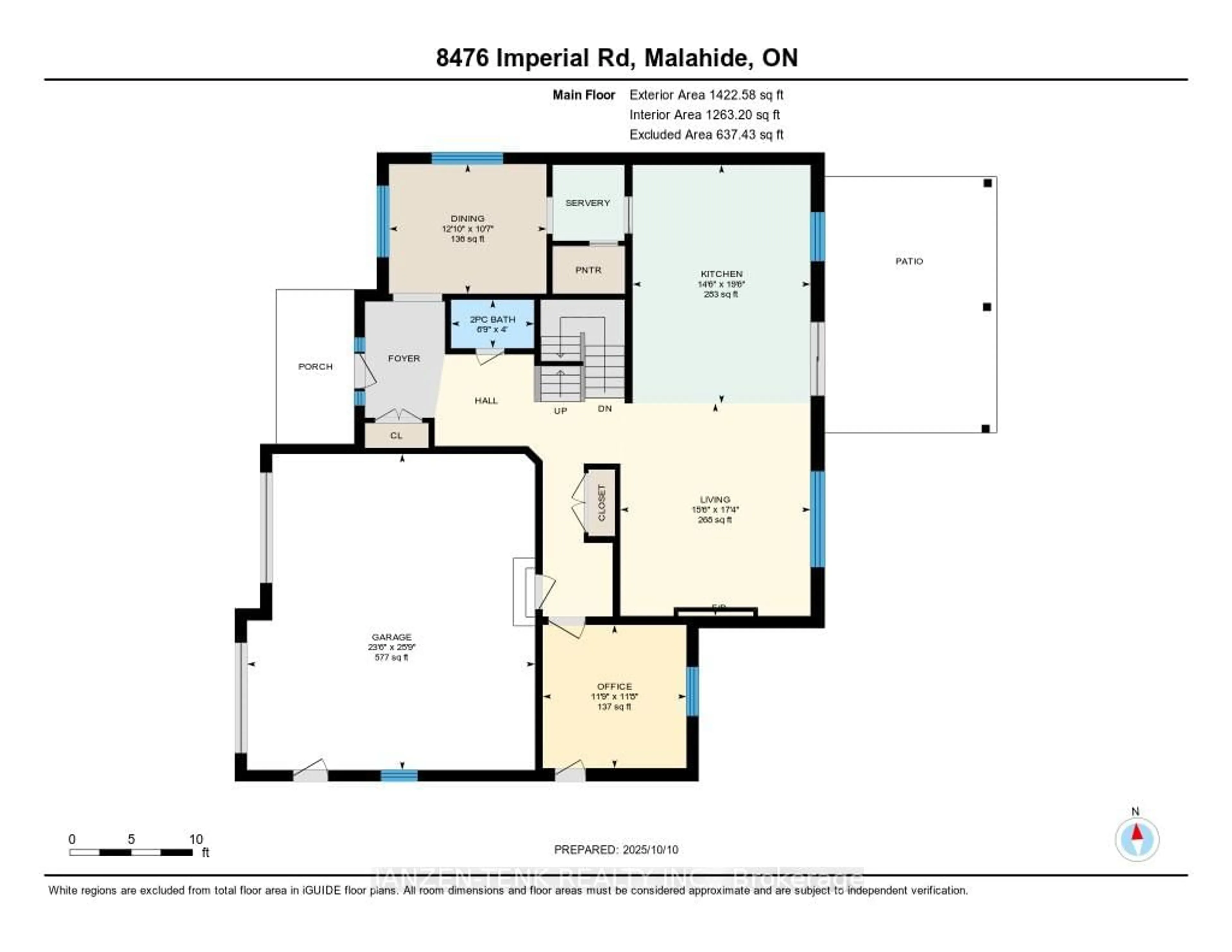 Floor plan for 8476 Imperial Rd, Malahide Ontario N5H 2R2
