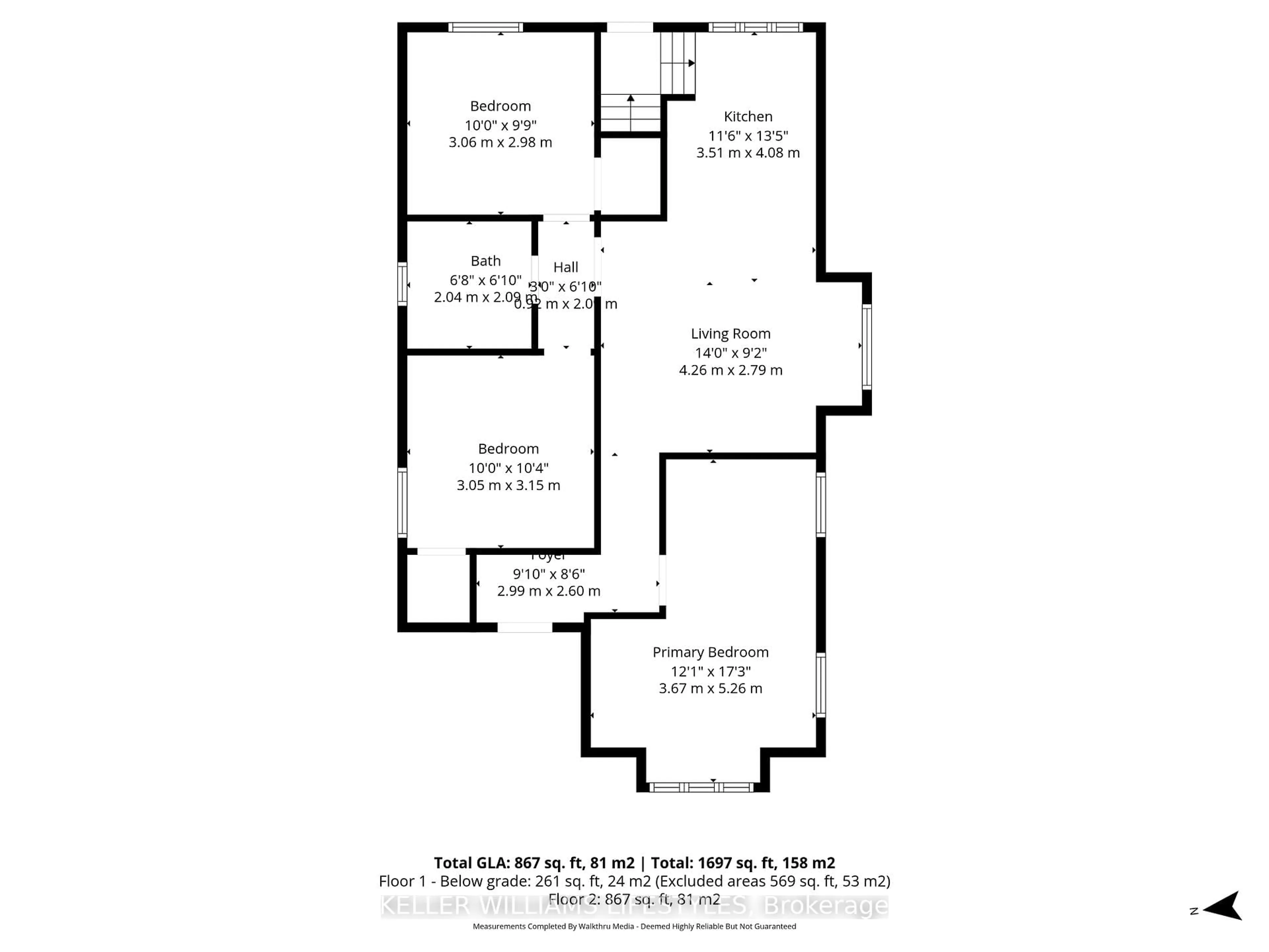 Floor plan for 512 St George St, London East Ontario N6A 3B8