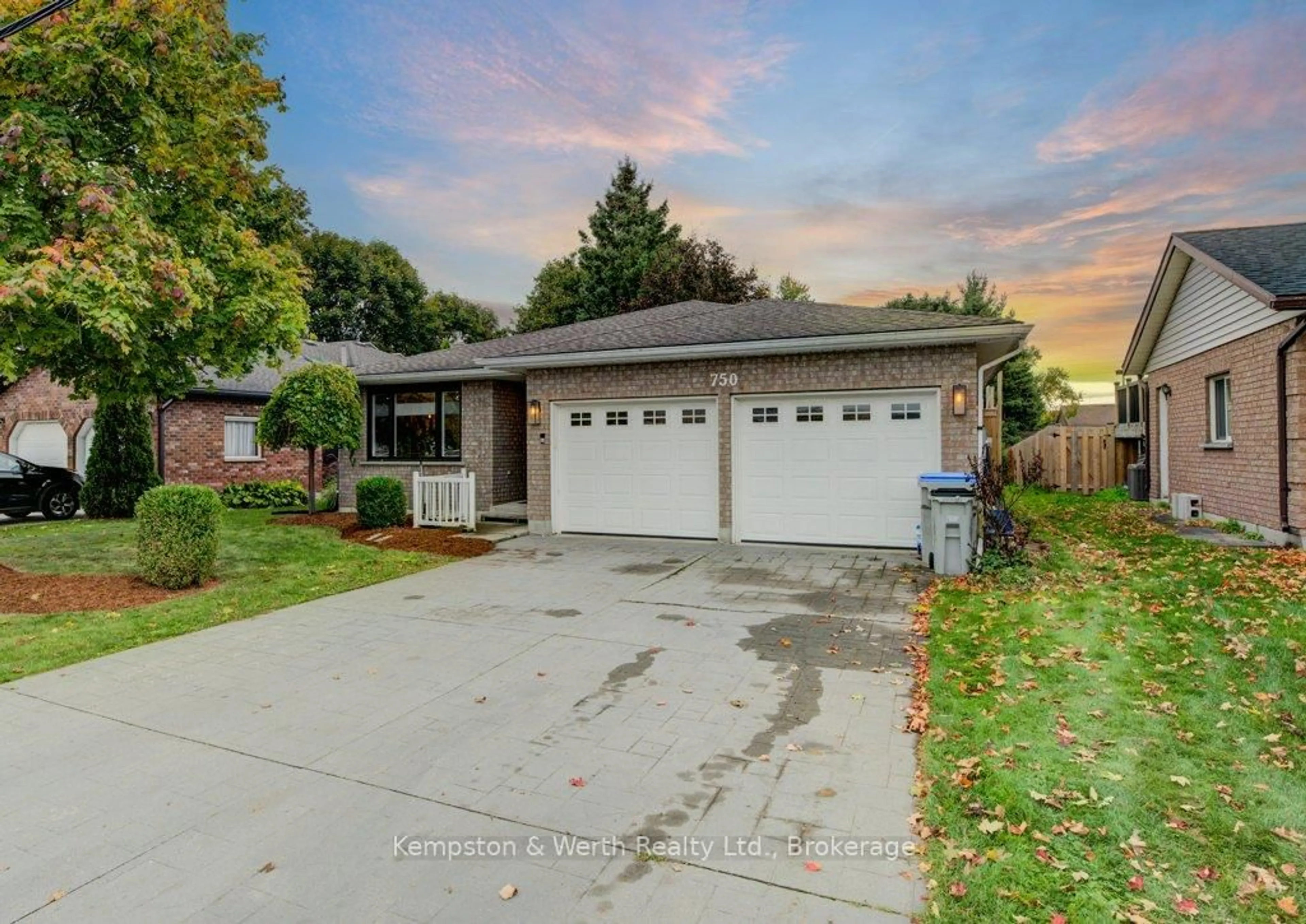 A pic from outside/outdoor area/front of a property/back of a property/a pic from drone, street for 750 Edgar St, North Perth Ontario N4W 1H7