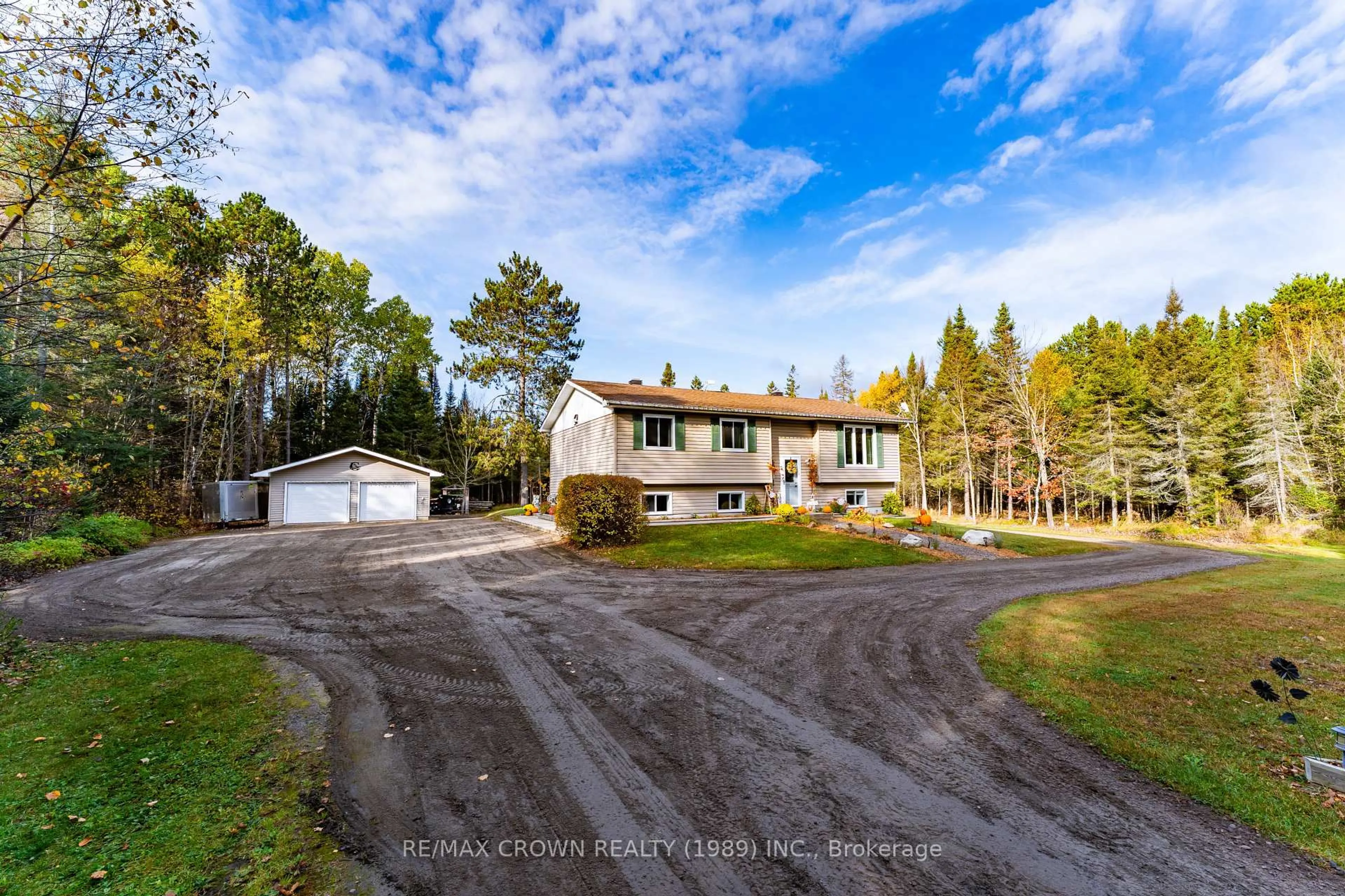 A pic from outside/outdoor area/front of a property/back of a property/a pic from drone, unknown for 65 Byers Rd, Callander Ontario P0H 1H0