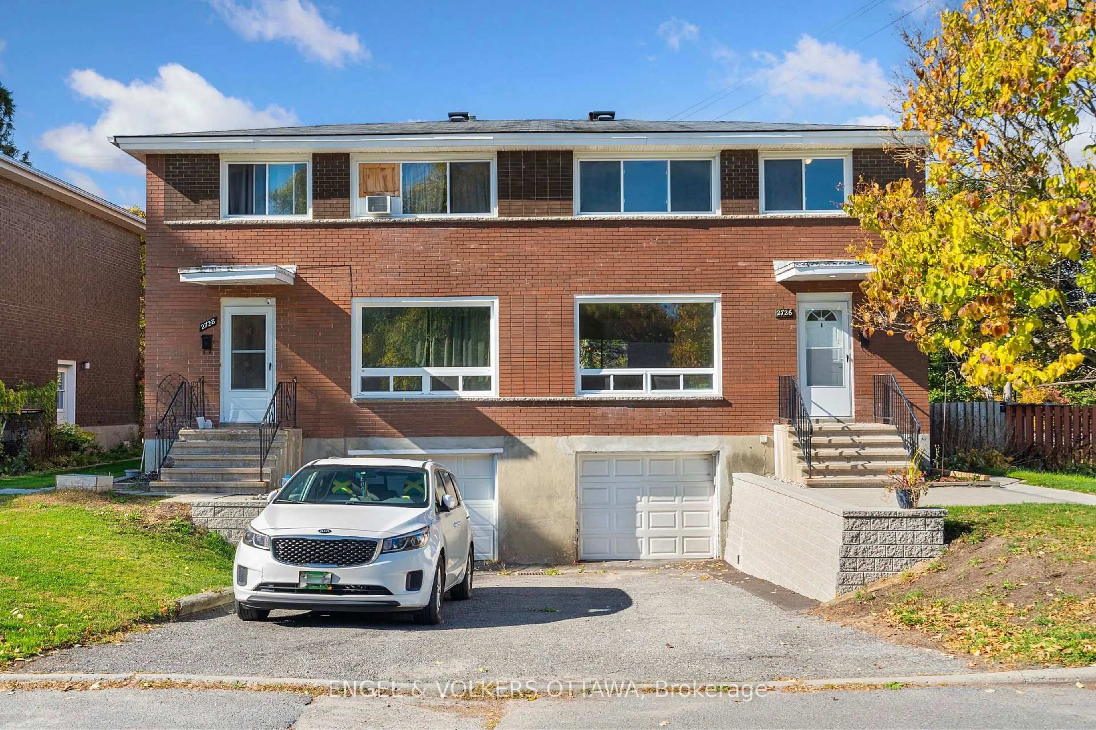 Home with brick exterior material, street for 2726-2728 Colman St, Ottawa Ontario K1V 8J9