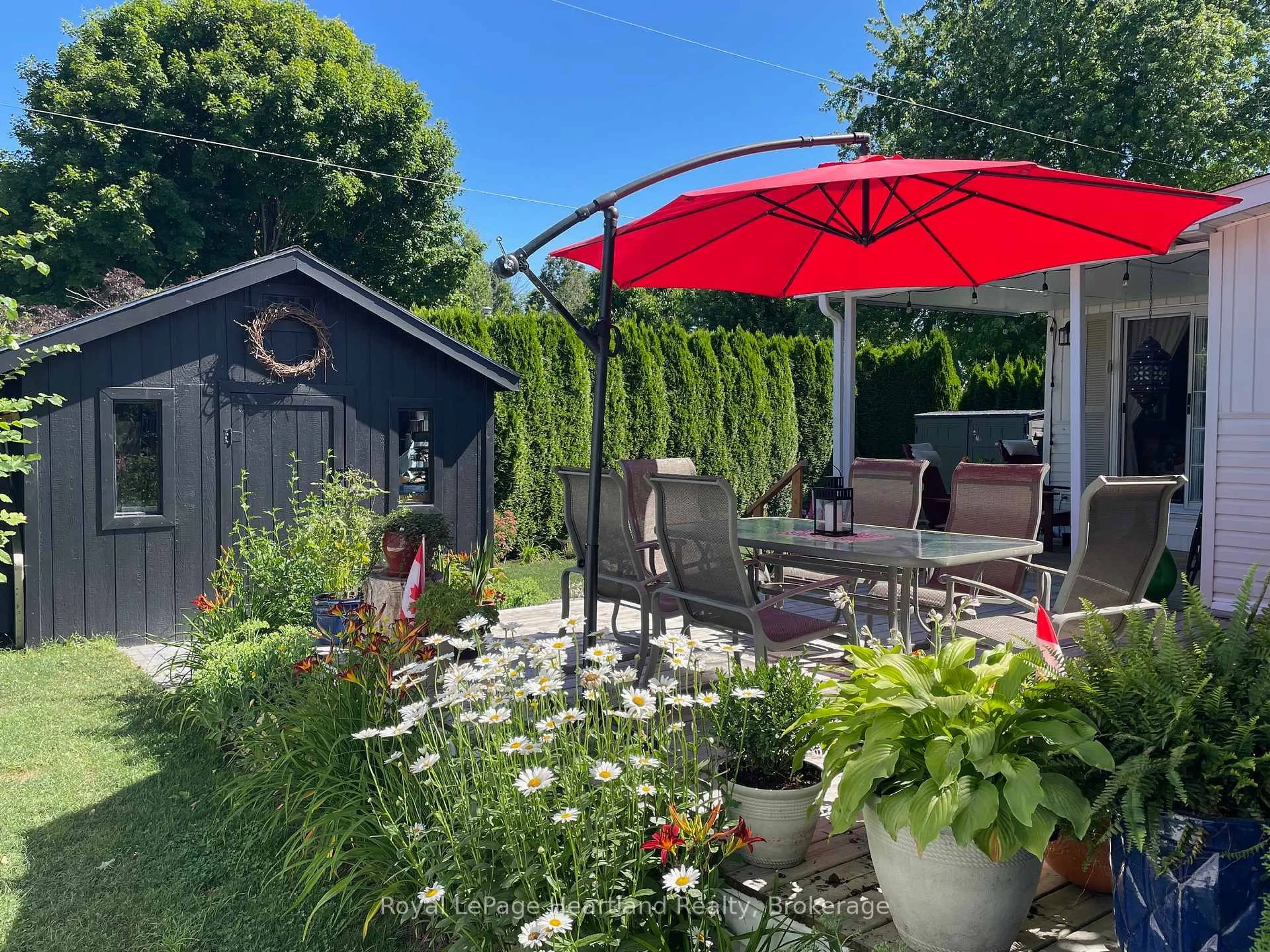 Patio, street for 77307 BLUEWATER Highway #24 ROWAN RD, Bluewater Ontario N0M 1G0