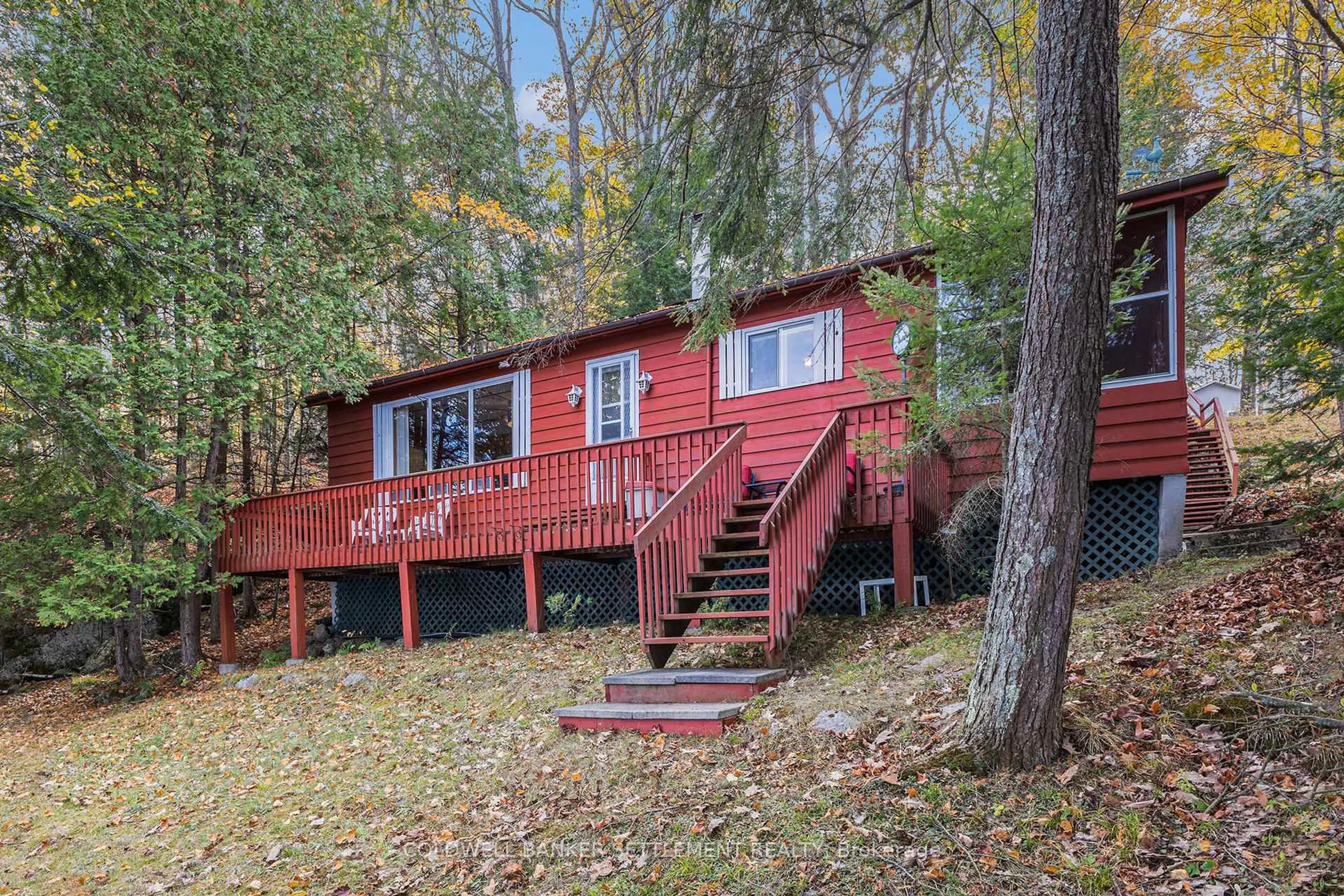 Home with vinyl exterior material, water/lake/river/ocean view for 411 YVON Lane, Rideau Lakes Ontario K0G 1X0