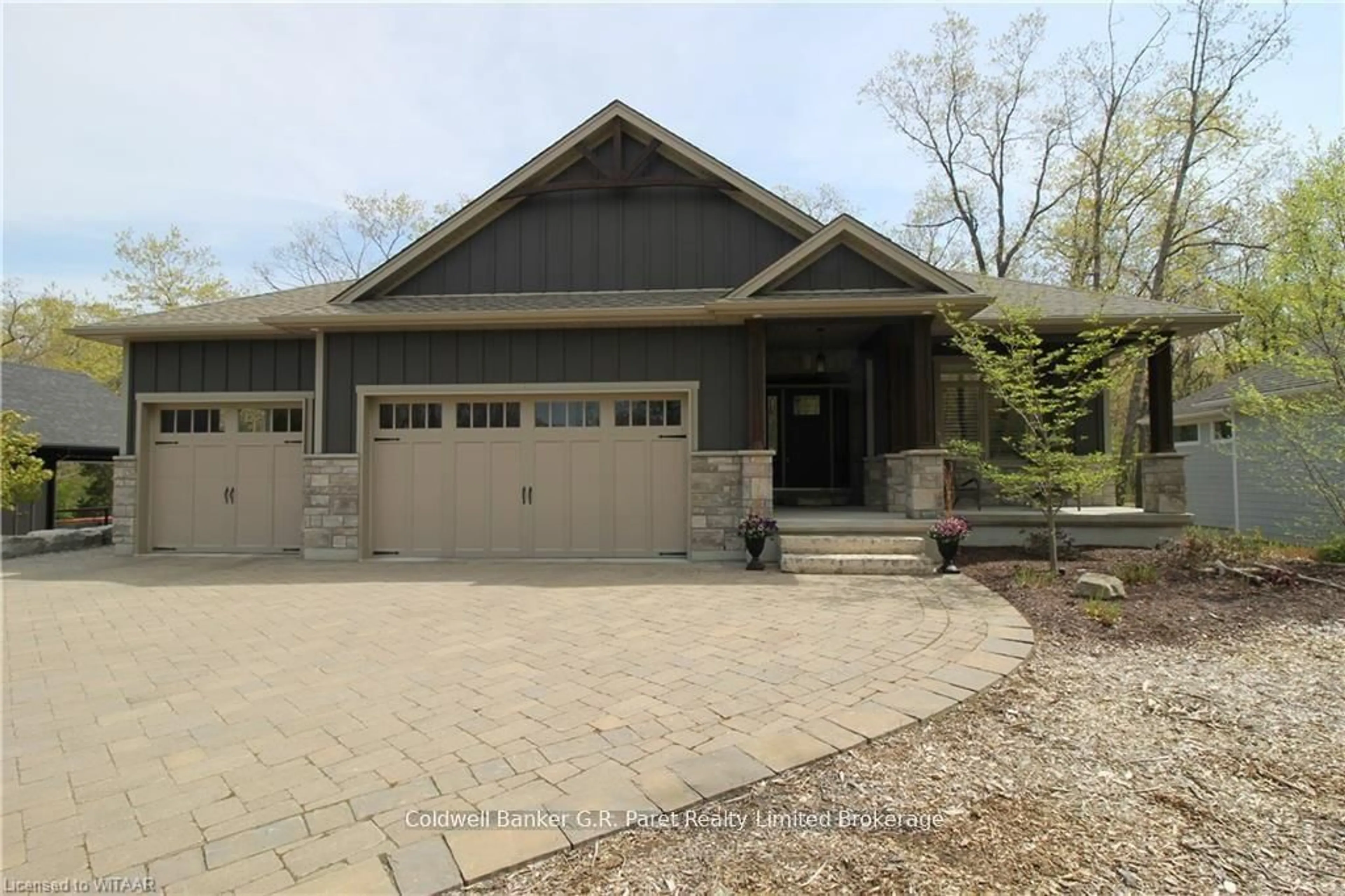 Home with brick exterior material, street for 10151 Pinery Bluffs Rd, Lambton Shores Ontario N0M 1T0