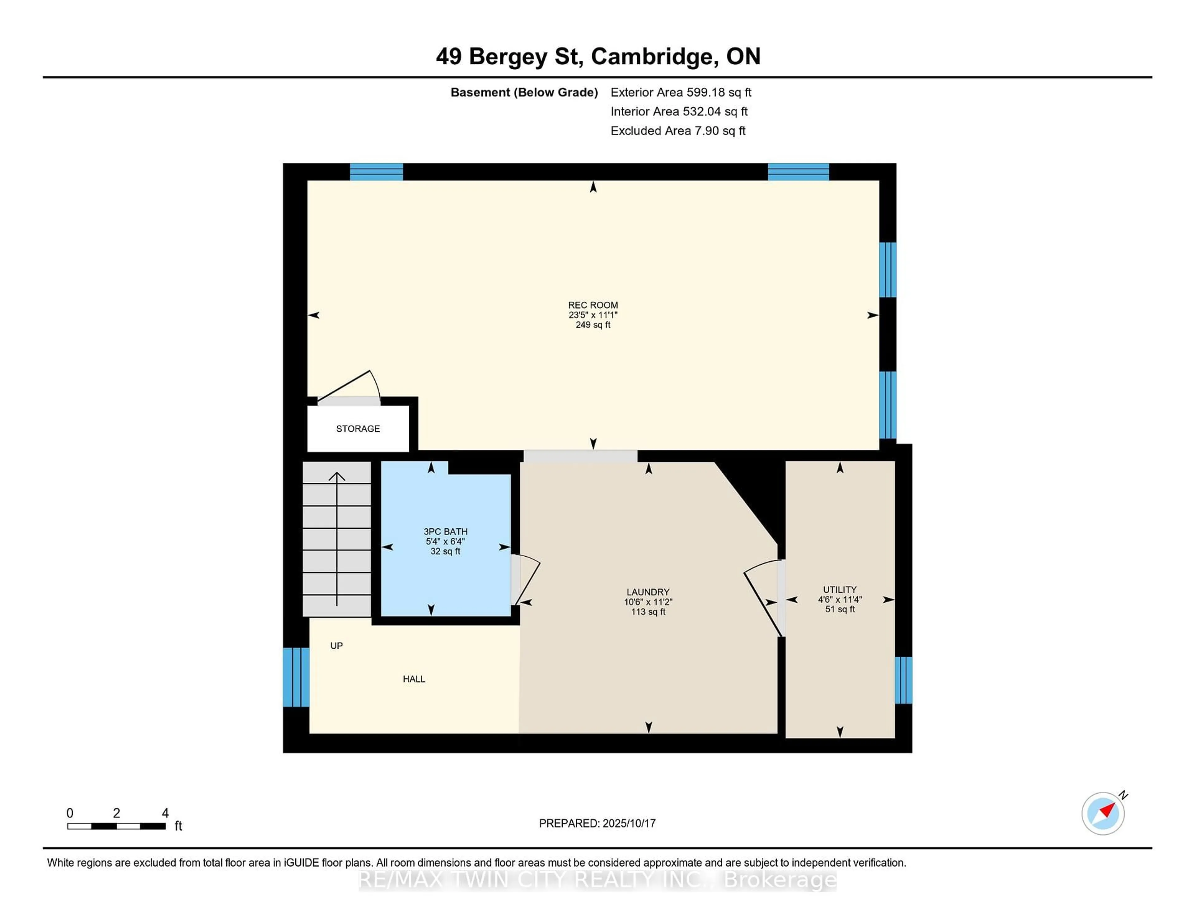 Floor plan for 49 Bergey St, Cambridge Ontario N3C 1P7
