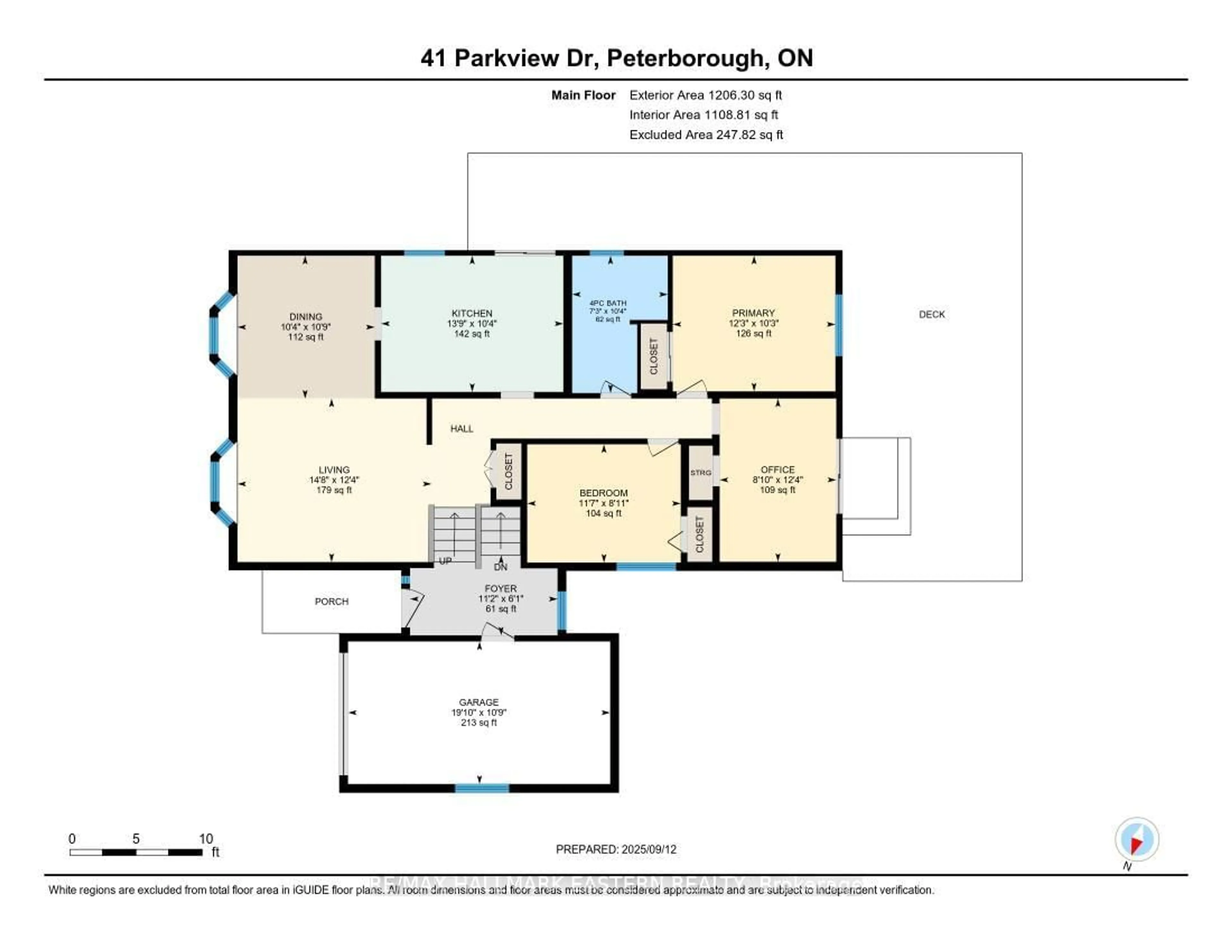 Floor plan for 41 Parkview Dr, Peterborough Ontario K9H 5M5