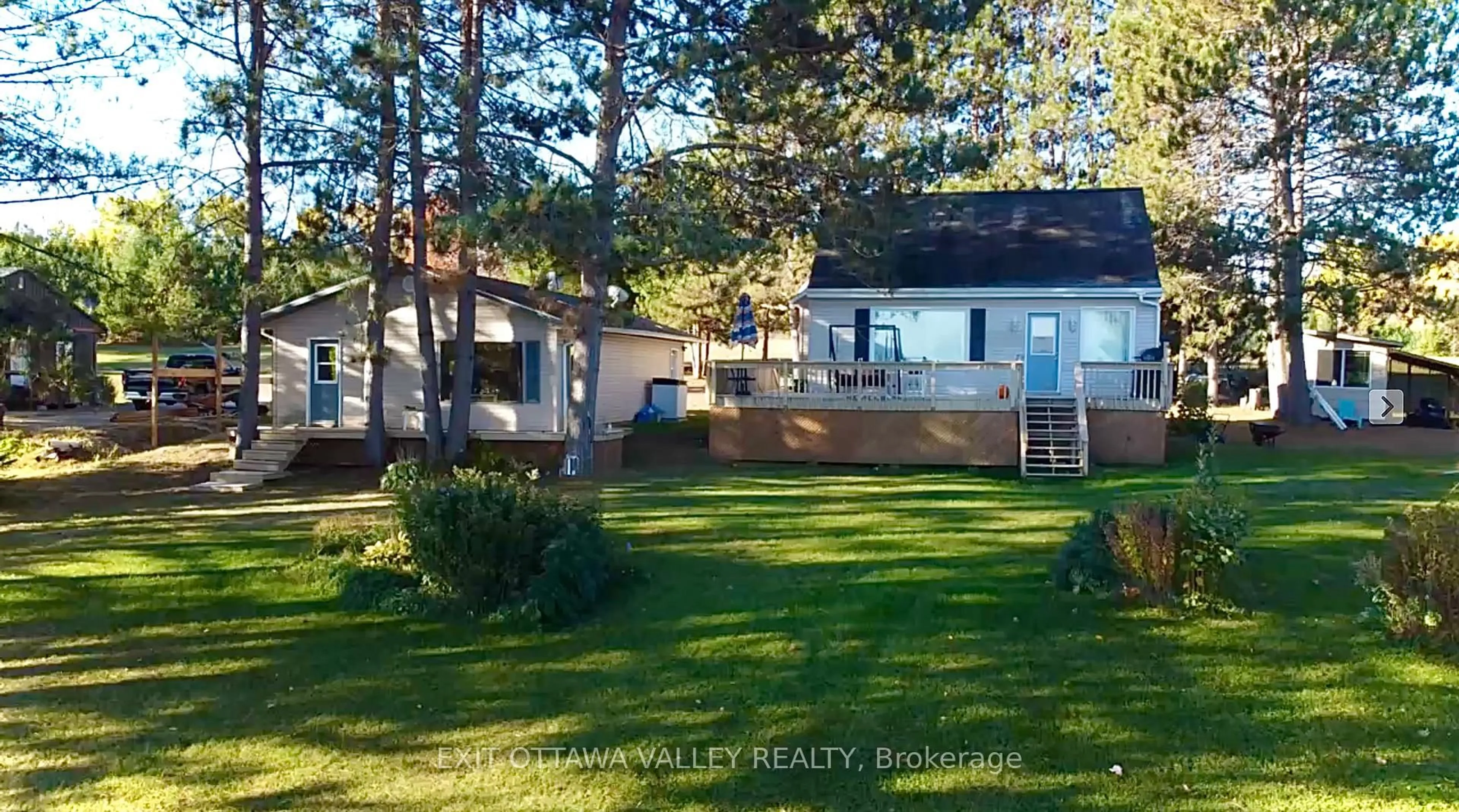A pic from outside/outdoor area/front of a property/back of a property/a pic from drone, mountain view for 78 Sandpiper Tr, Mackey Ontario K0J 2B0