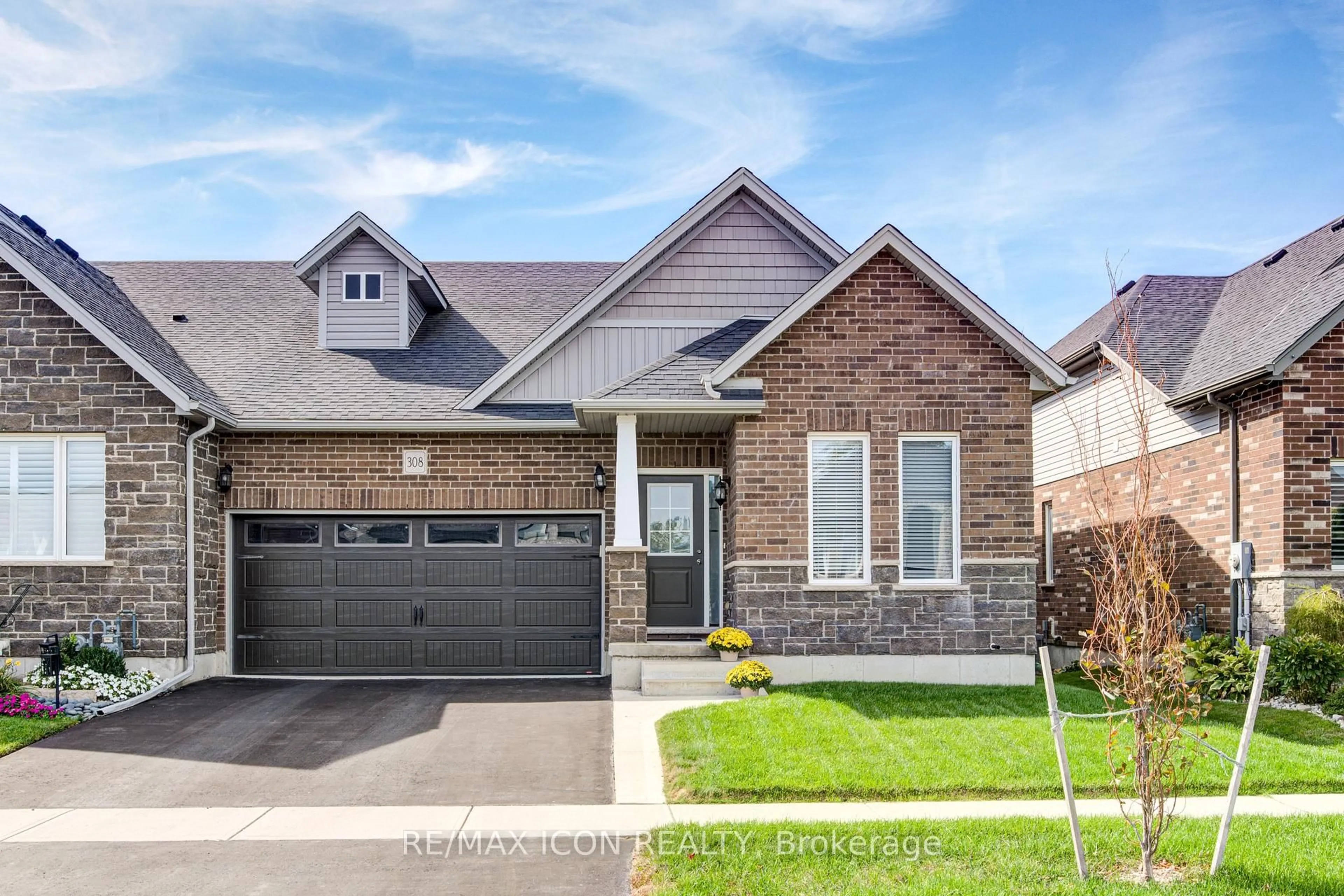 Home with brick exterior material, street for 308 Fairway Rd, Woodstock Ontario N4T 0A4