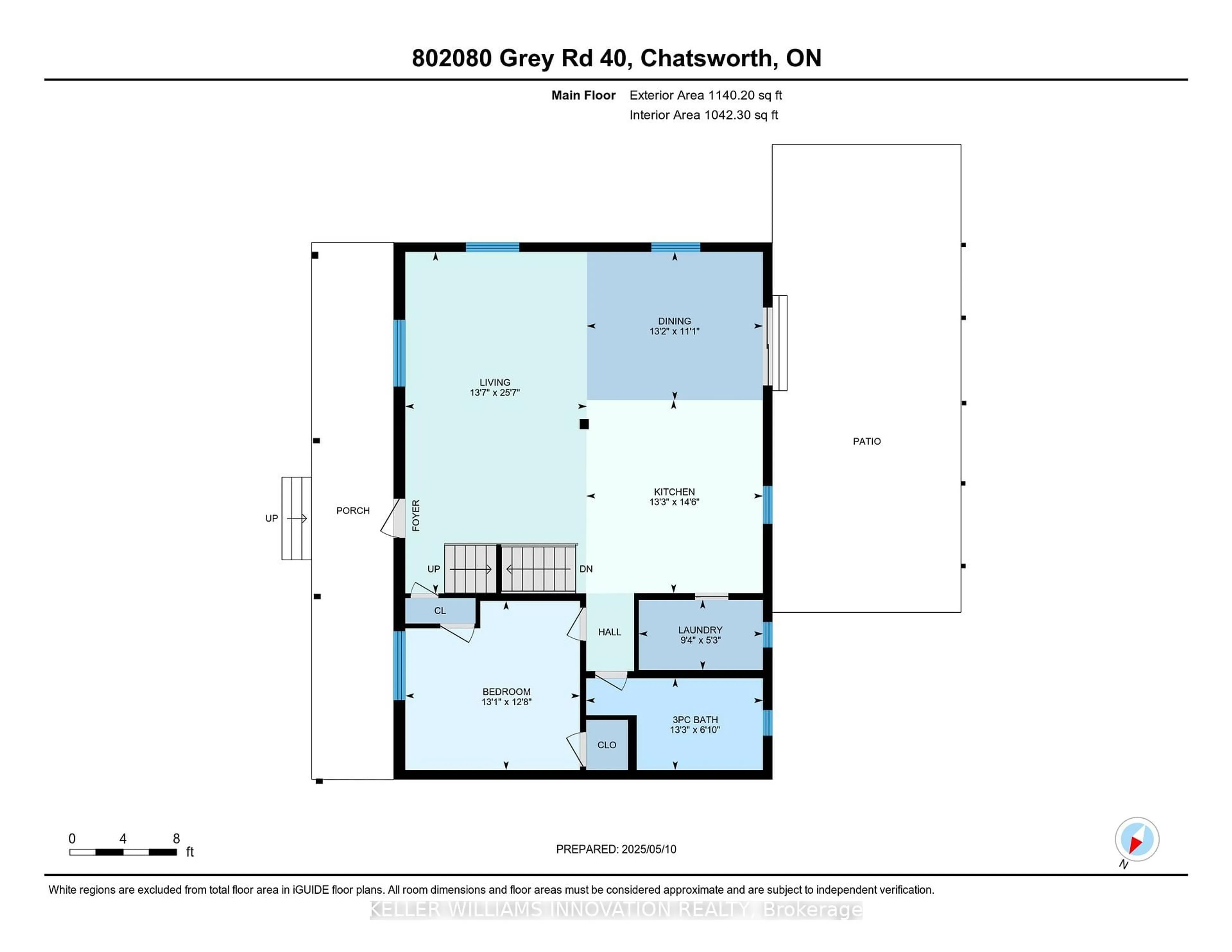 Floor plan for 802080 Grey Road 40, Chatsworth Ontario N0H 1G0