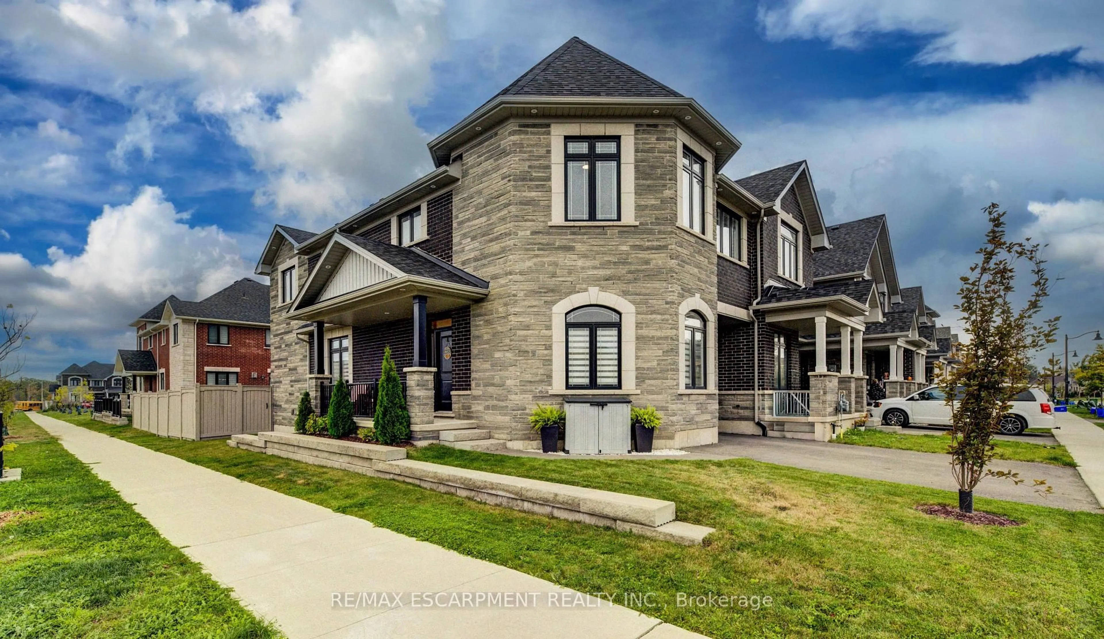 Home with brick exterior material, street for 50 Kenesky Dr, Hamilton Ontario L8B 1Y2