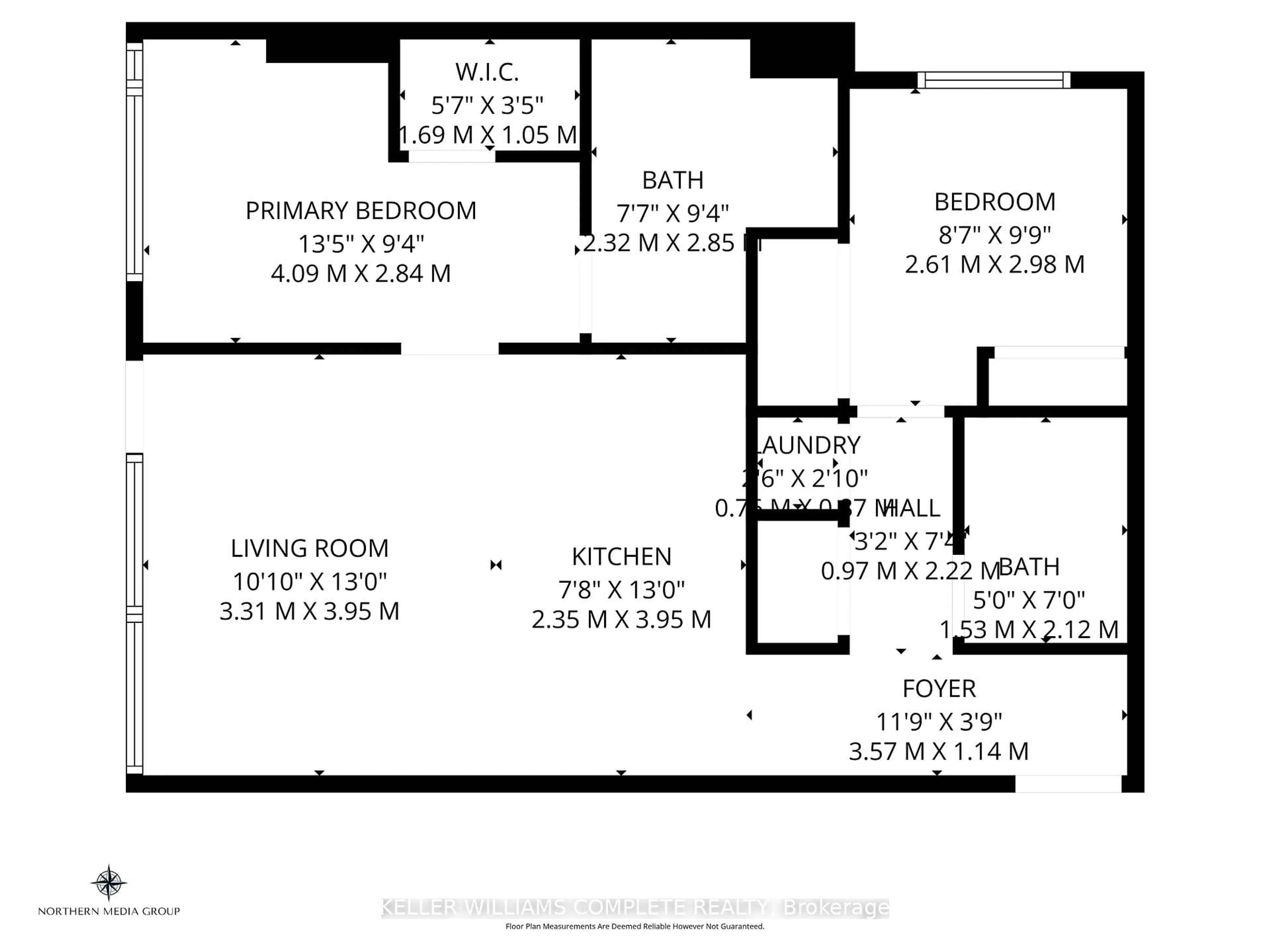 Floor plan for 60 Frederick St #307, Kitchener Ontario N2H 0C7
