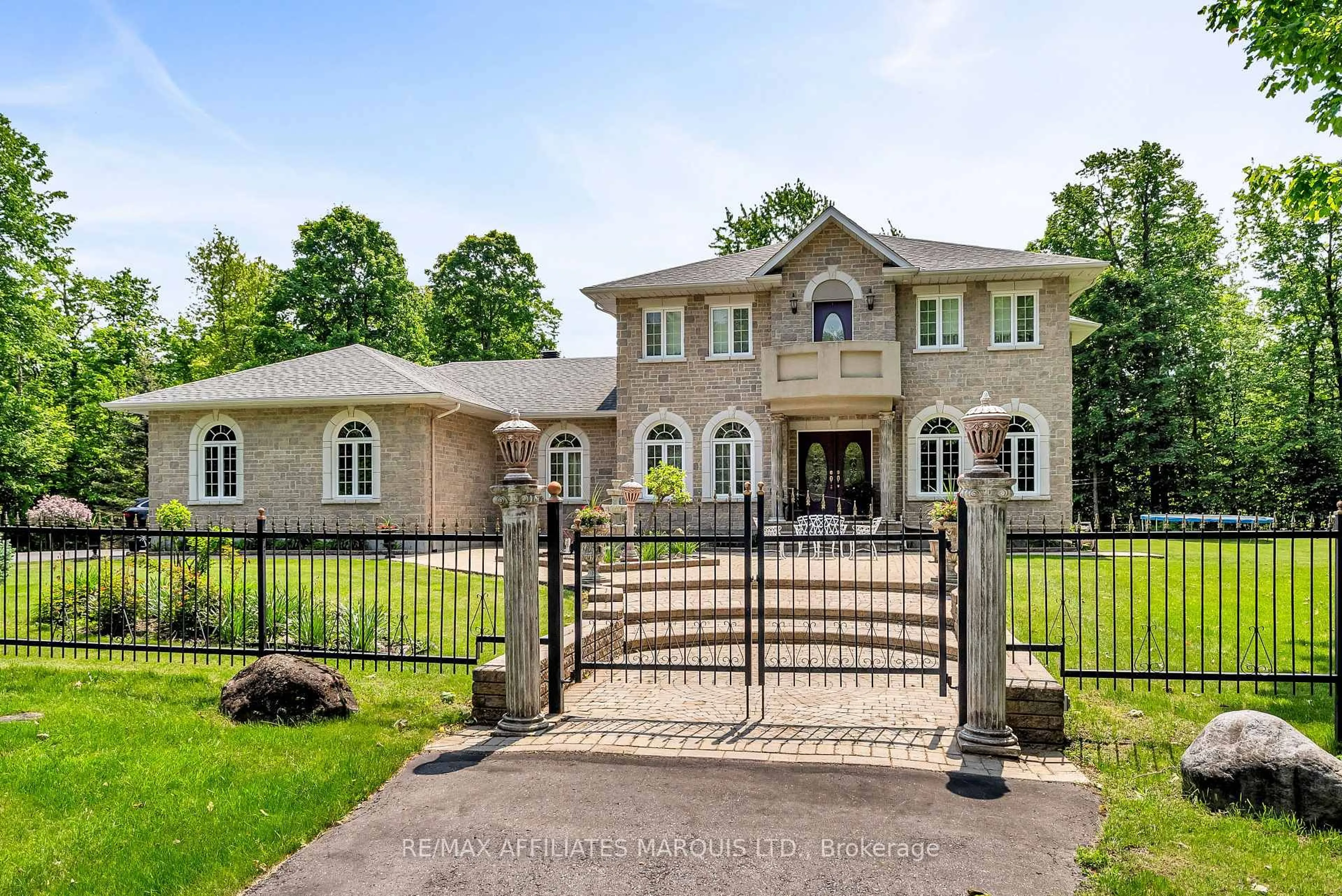 Home with brick exterior material, street for 16935 Beaver Dam Dr, South Stormont Ontario K0C 1P0