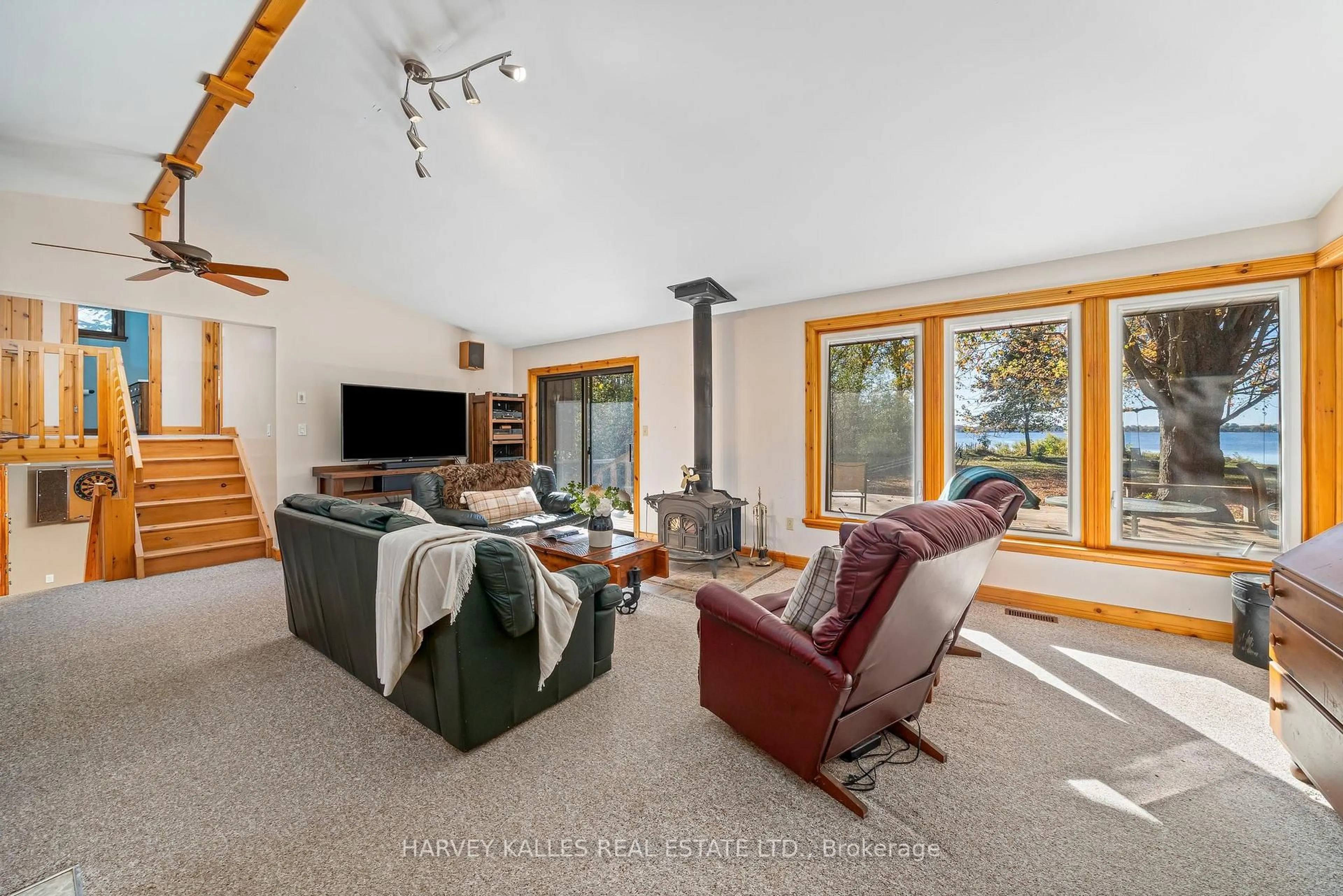 Living room with furniture, unknown for 38 Vienna Rd, Prince Edward County Ontario K0K 1T0