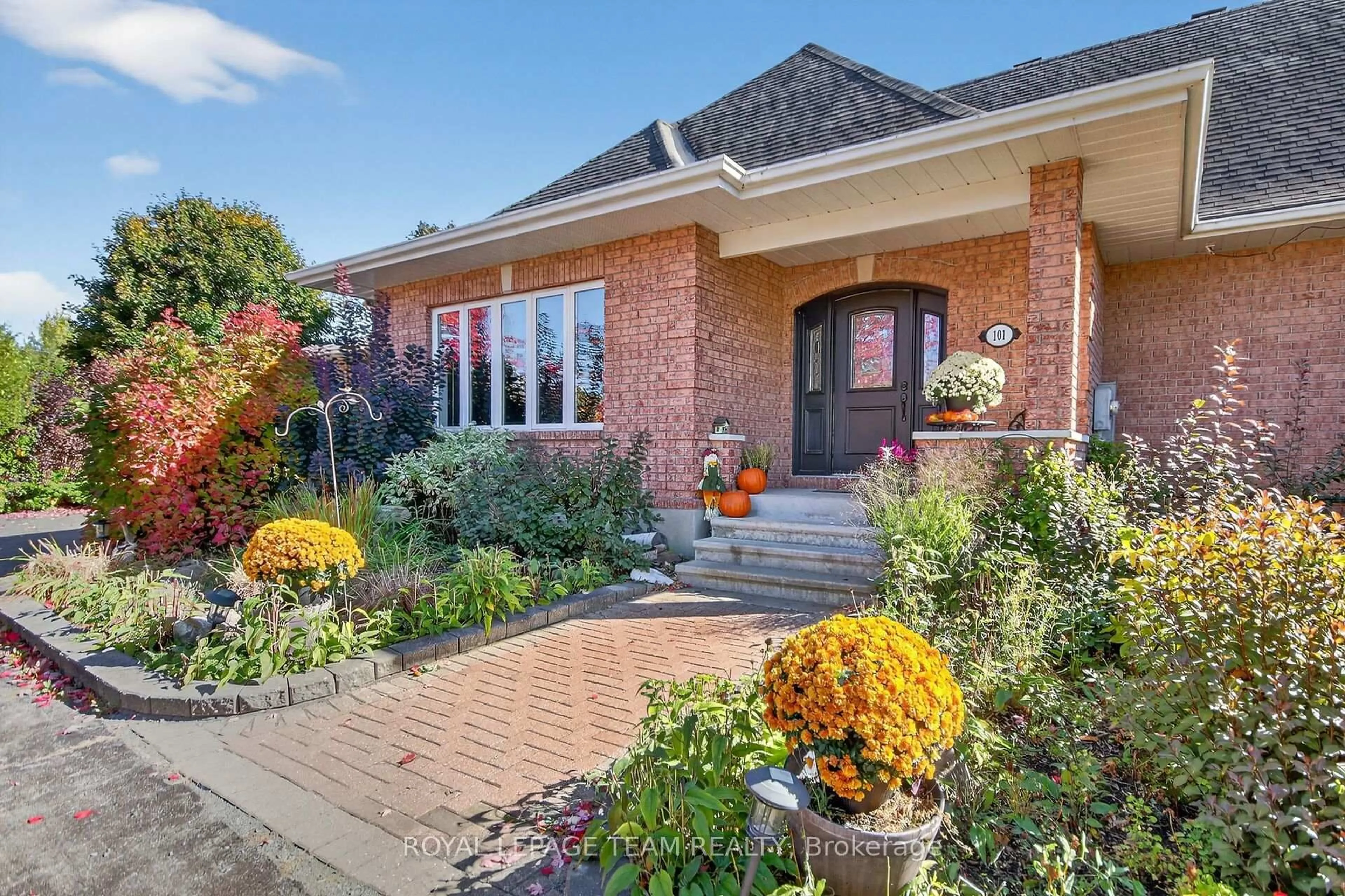 Home with brick exterior material, street for 101 Falcon Brook Rd, Carp Ontario K0A 1L0