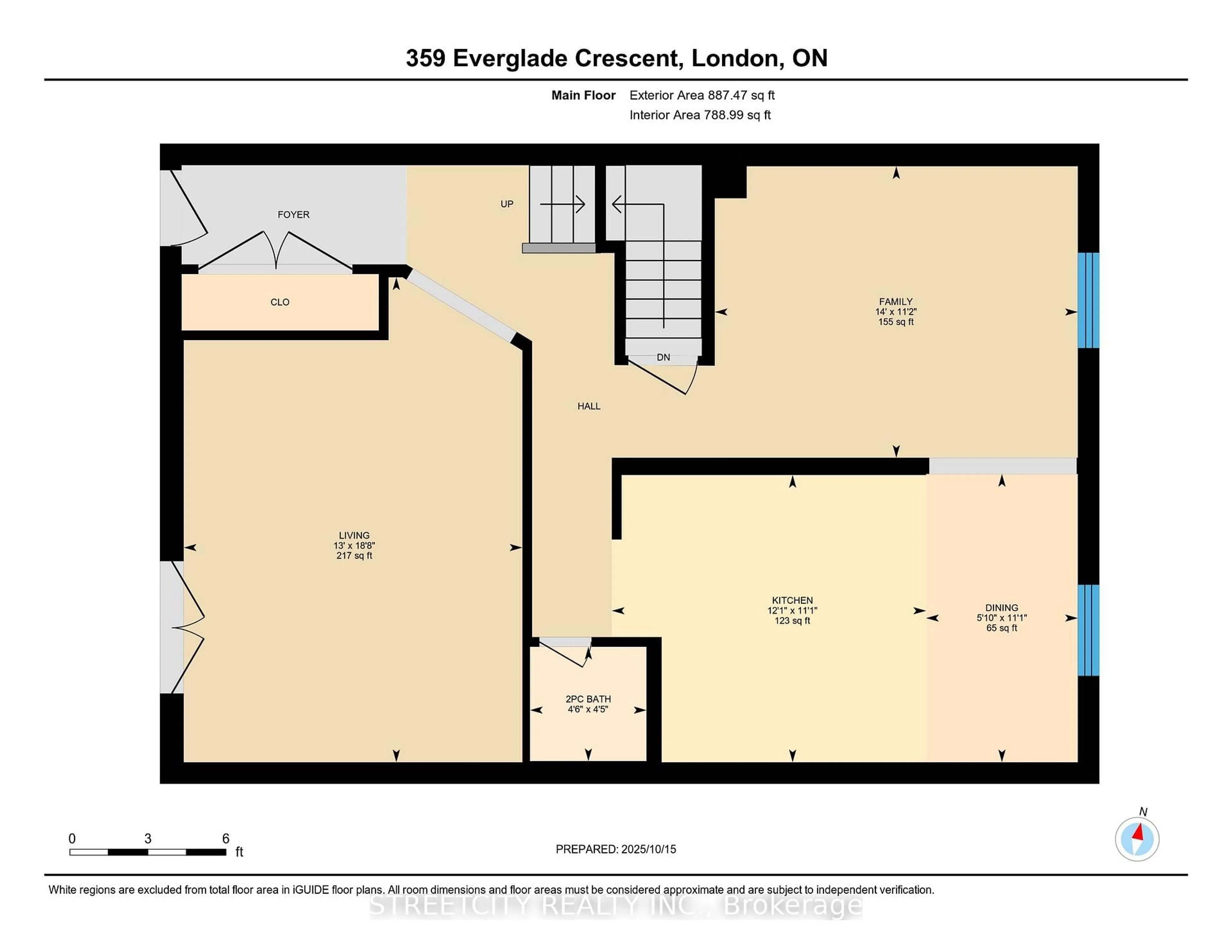 Floor plan for 359 Evergalde Cres #35, London North Ontario N6H 4M8