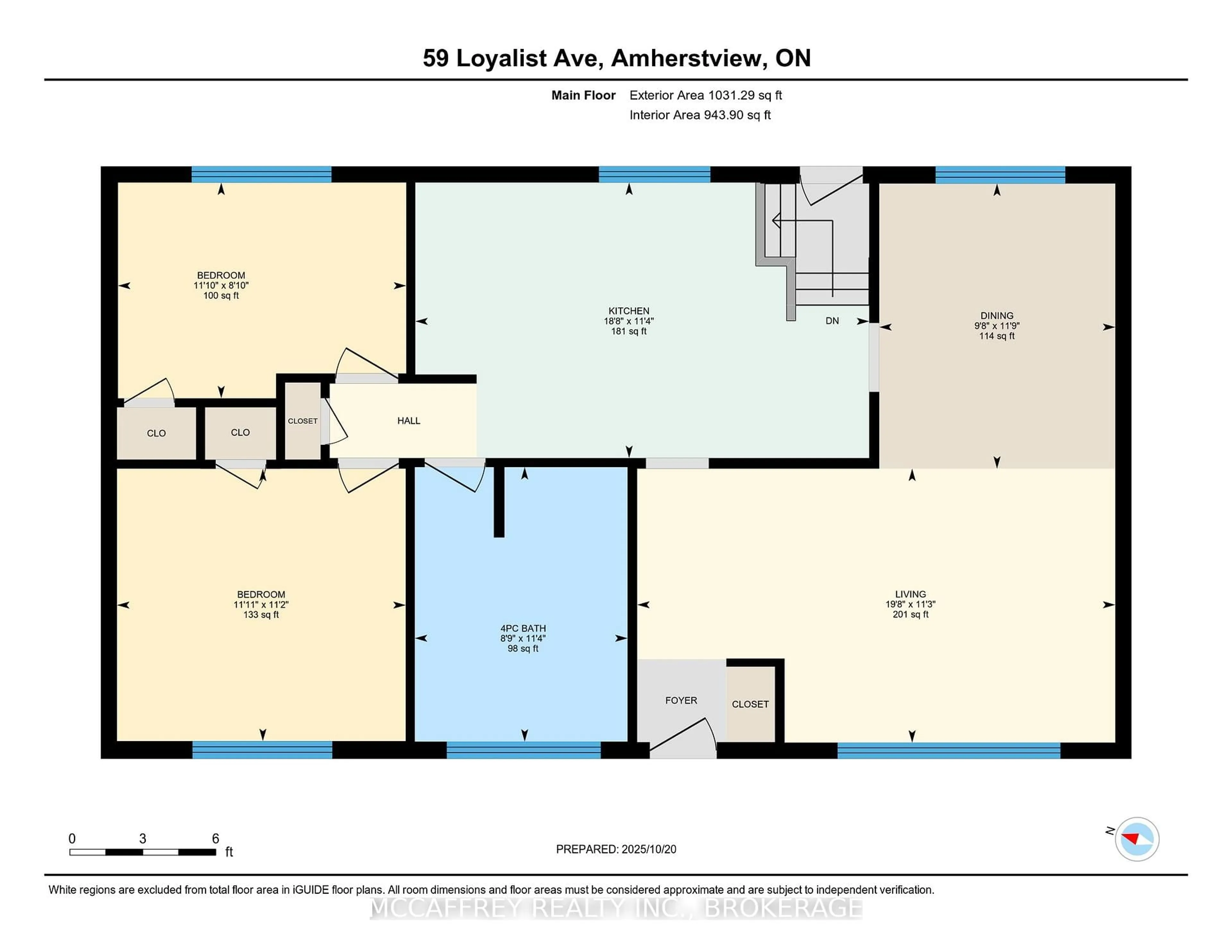 Floor plan for 59 Loyalist Ave, Loyalist Ontario K7N 1K7