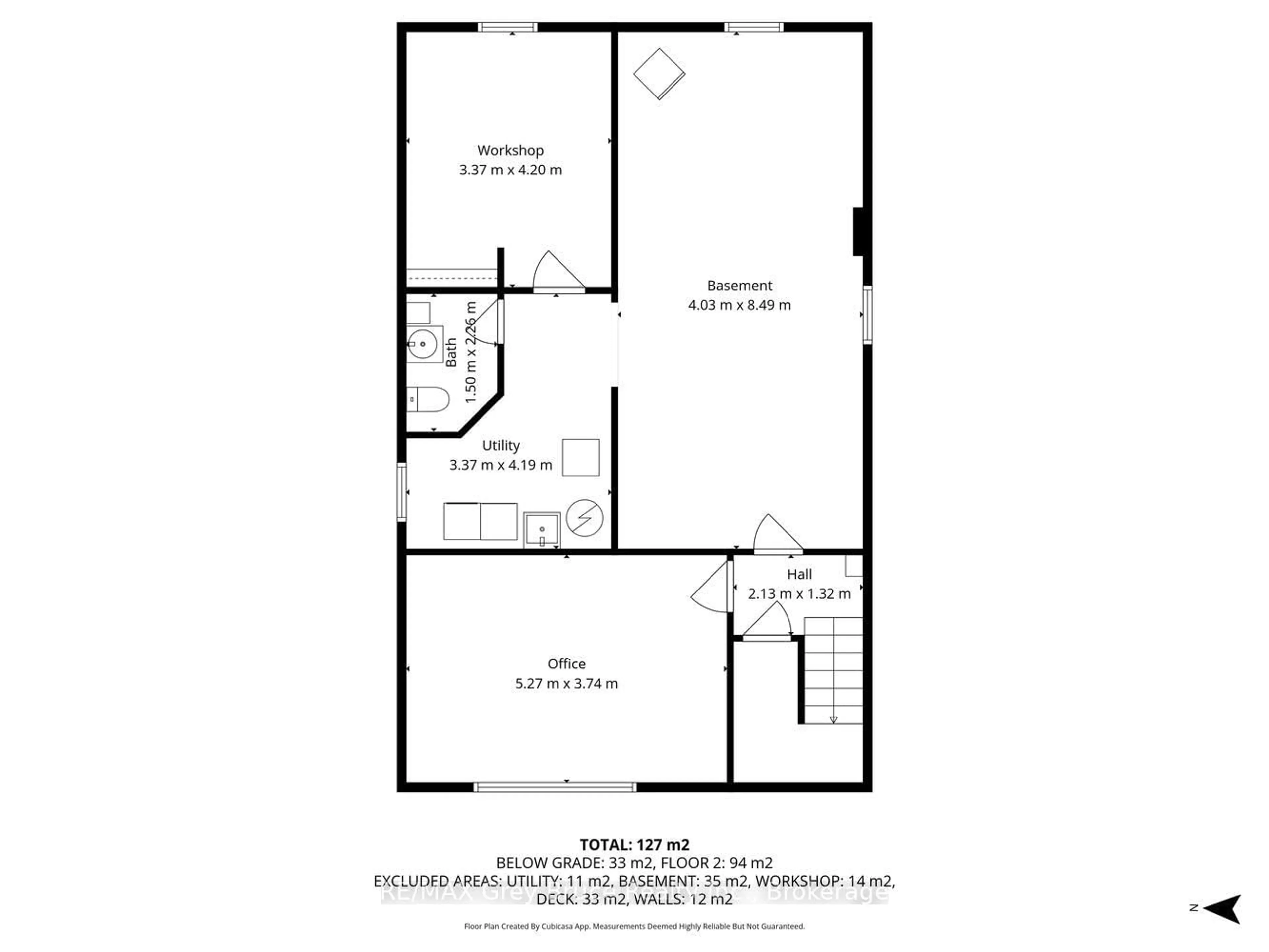 Floor plan for 349 Taylor St, South Bruce Peninsula Ontario N0H 2T0