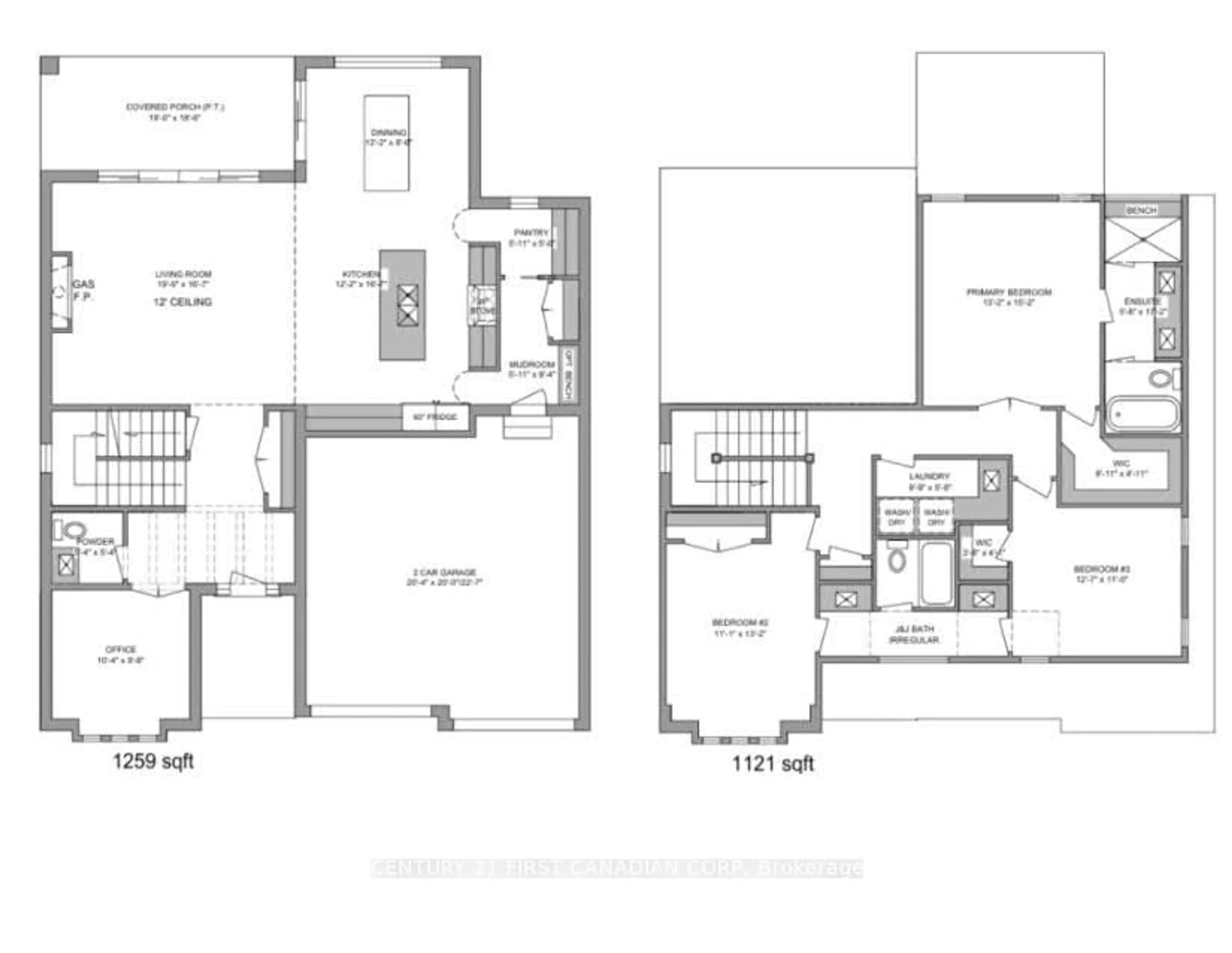 Floor plan for Lot 20 Foxborough Pl, Thames Centre Ontario N0M 2P0
