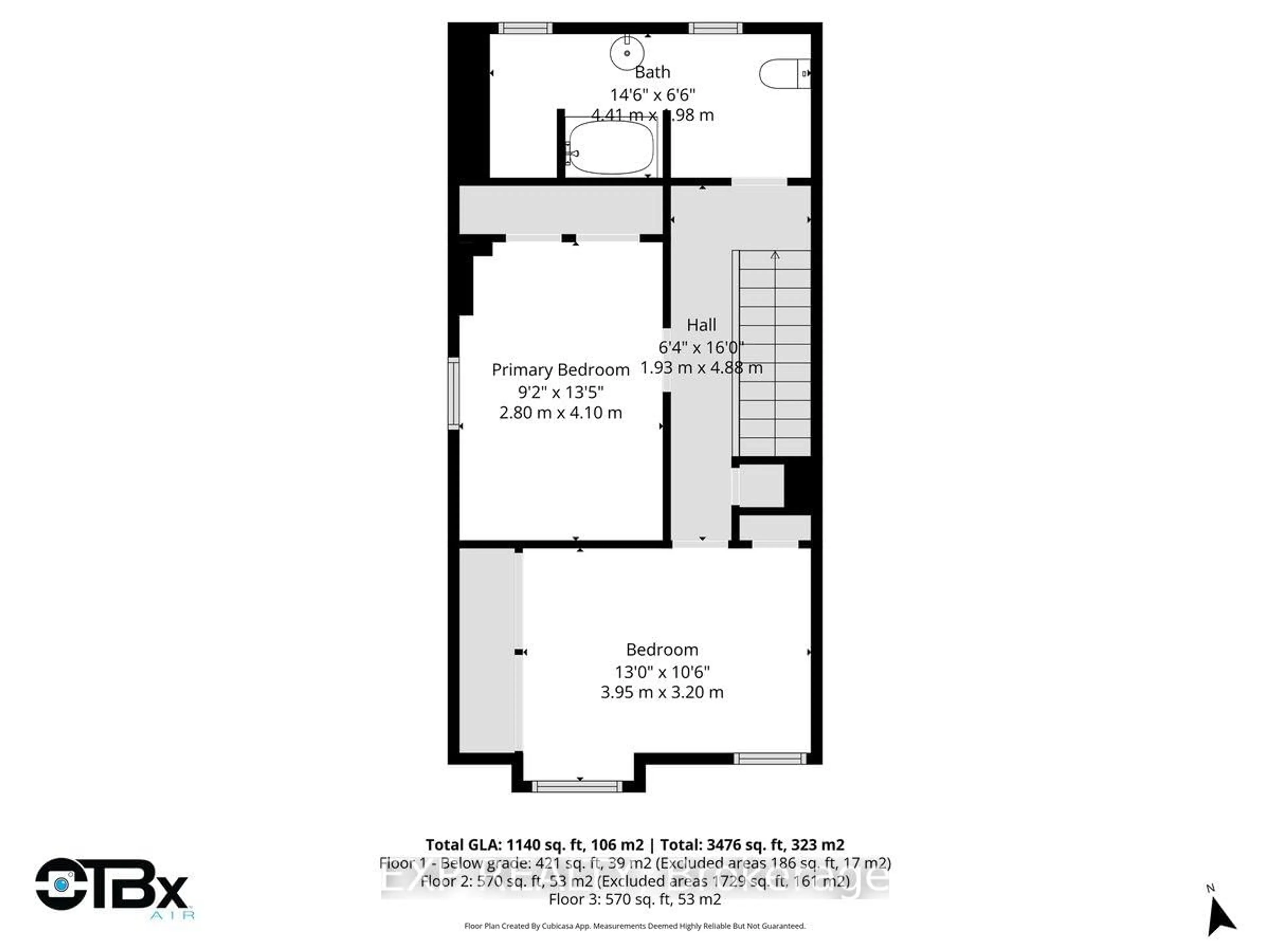 Floor plan for 29 Case St, Hamilton Ontario L8L 3G6