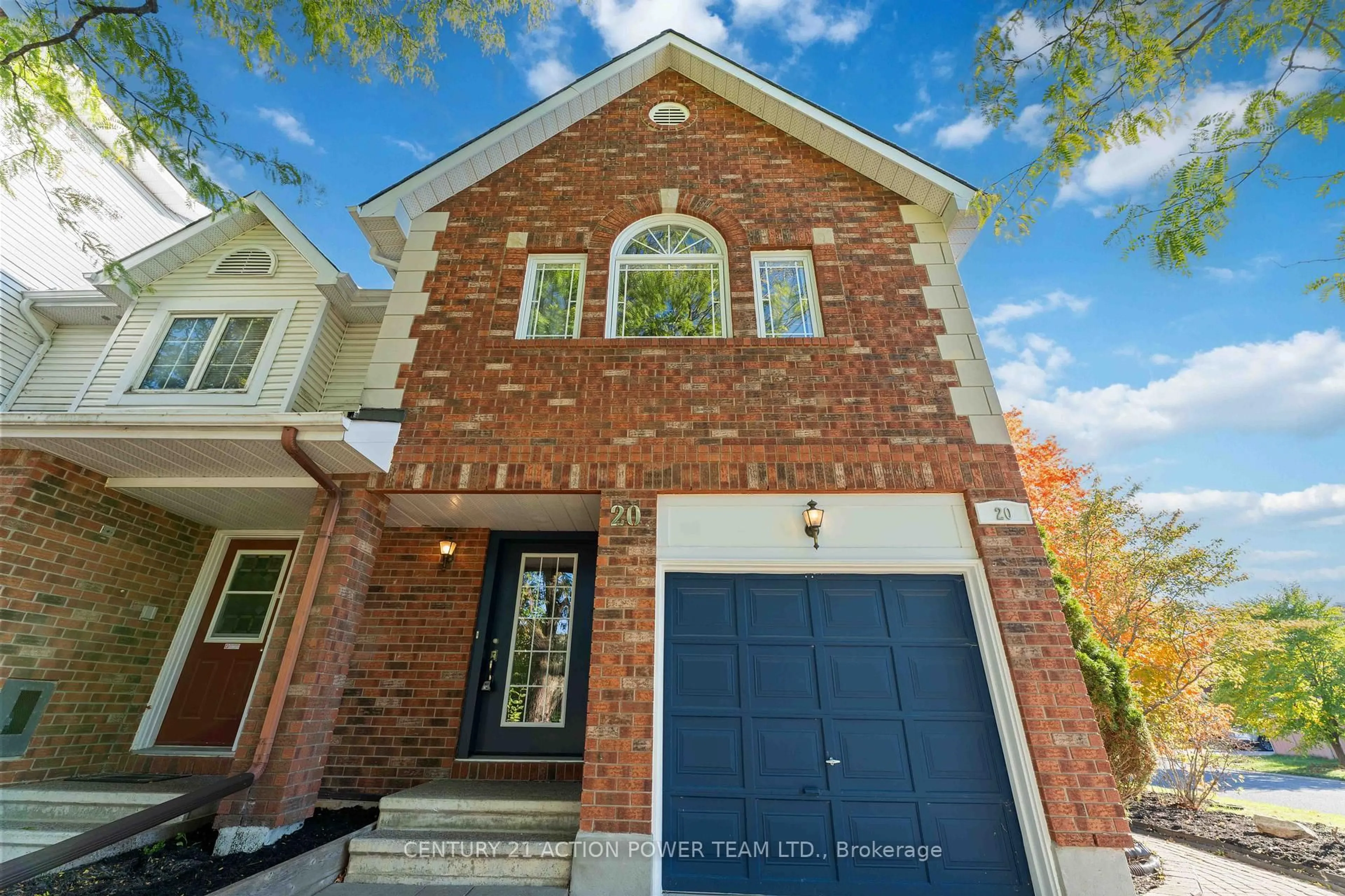 Home with brick exterior material, street for 20 Woodford Way, Ottawa Ontario K2J 4C4