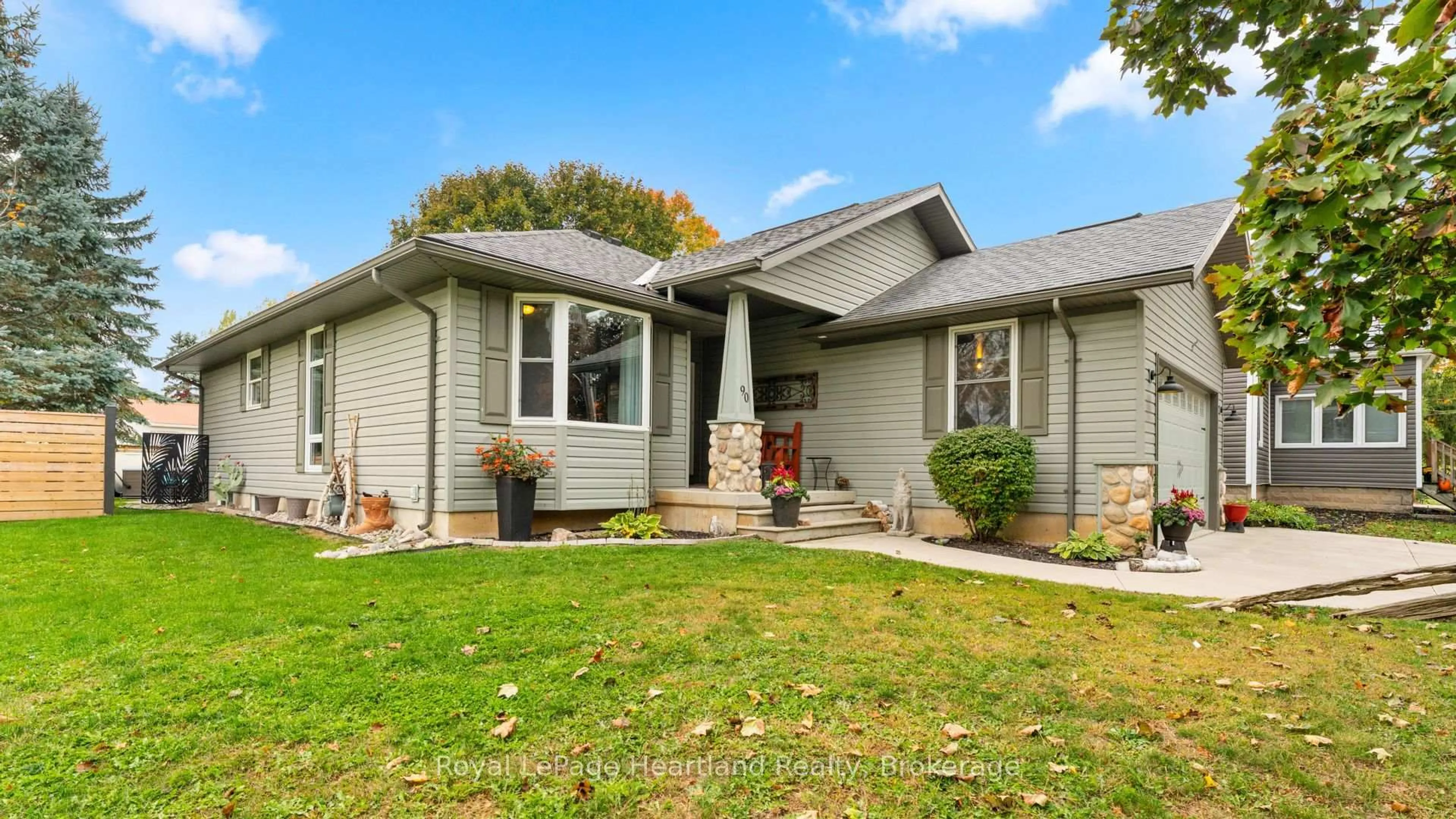 Home with vinyl exterior material, street for 90 Joseph St, Central Huron Ontario N0M 1L0