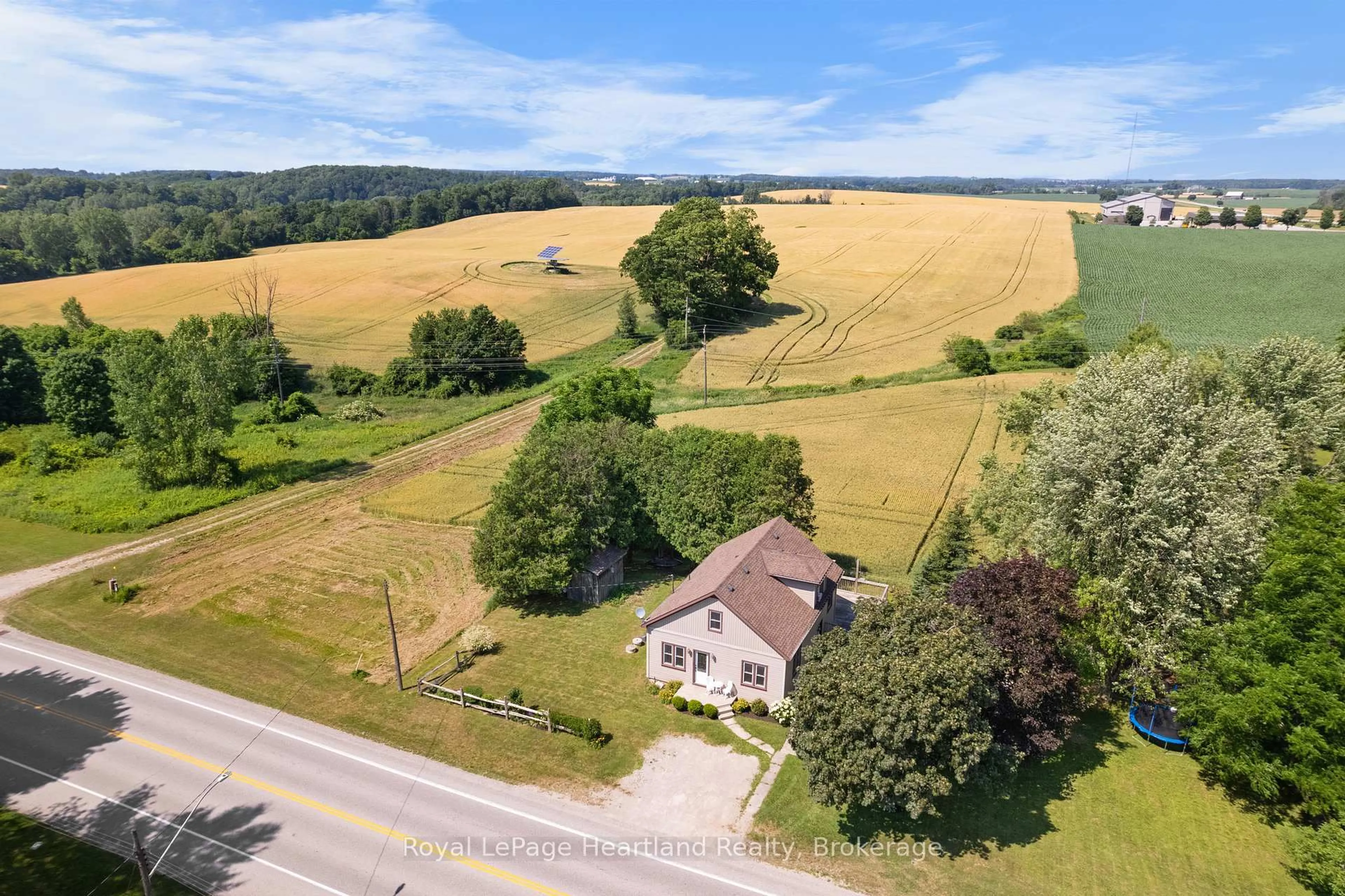 A pic from outside/outdoor area/front of a property/back of a property/a pic from drone, mountain view for 38480 Blyth Rd, Ashfield-Colborne-Wawanosh Ontario N0M 1E0