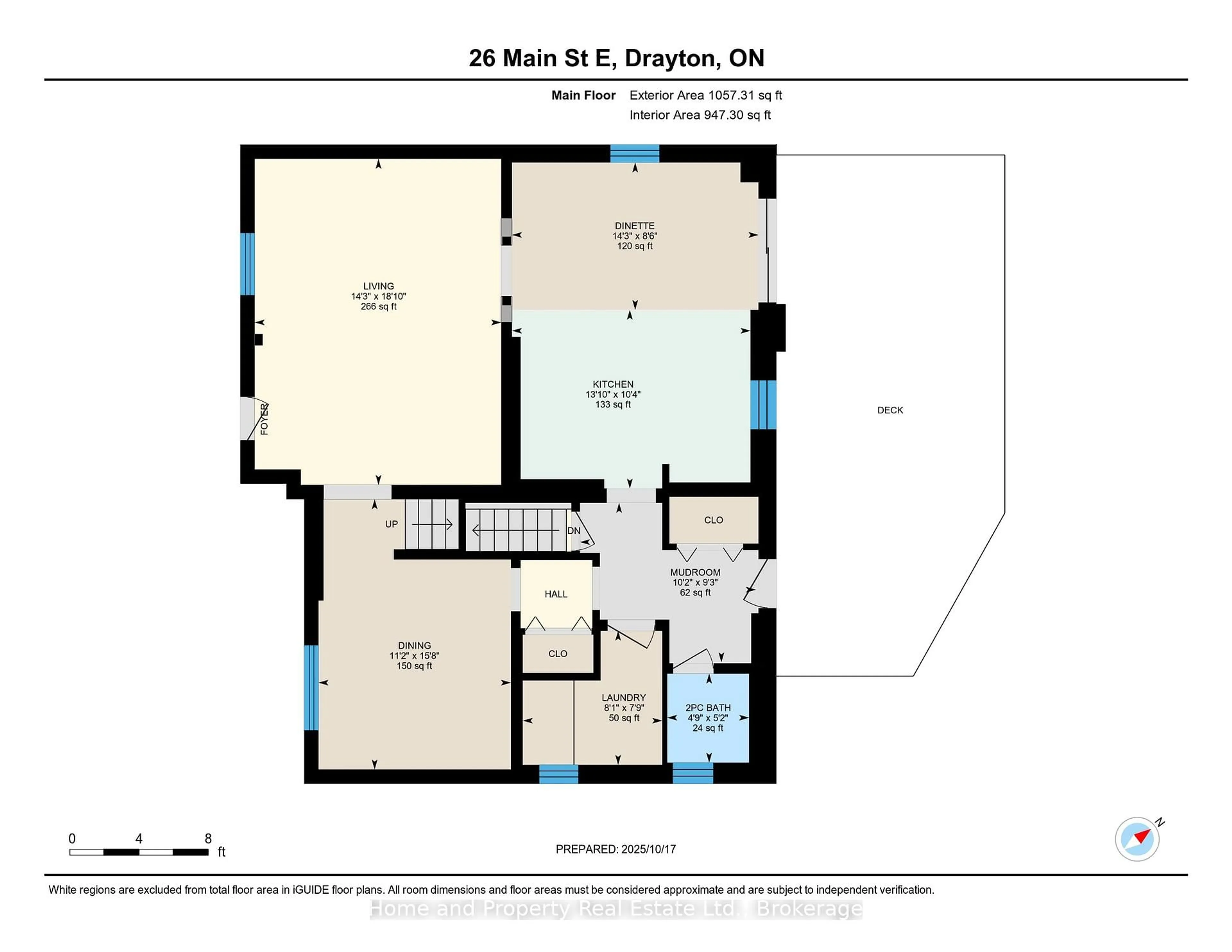 Floor plan for 26 Main St, Mapleton Ontario N0G 1P0