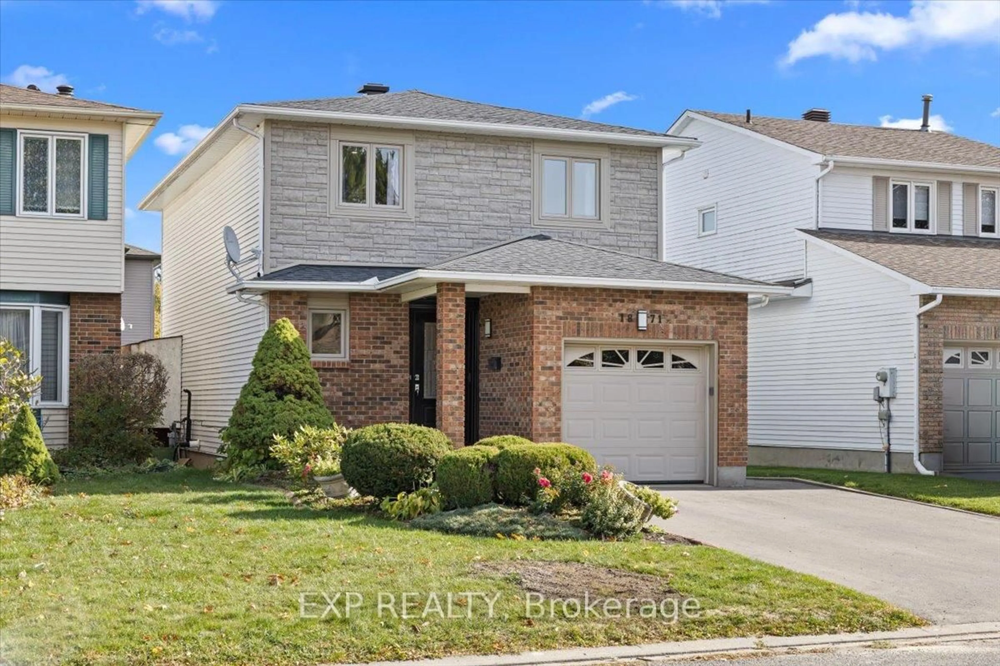 Home with brick exterior material, street for 1871 Markwell Cres, Orleans Ontario K1C 5H7