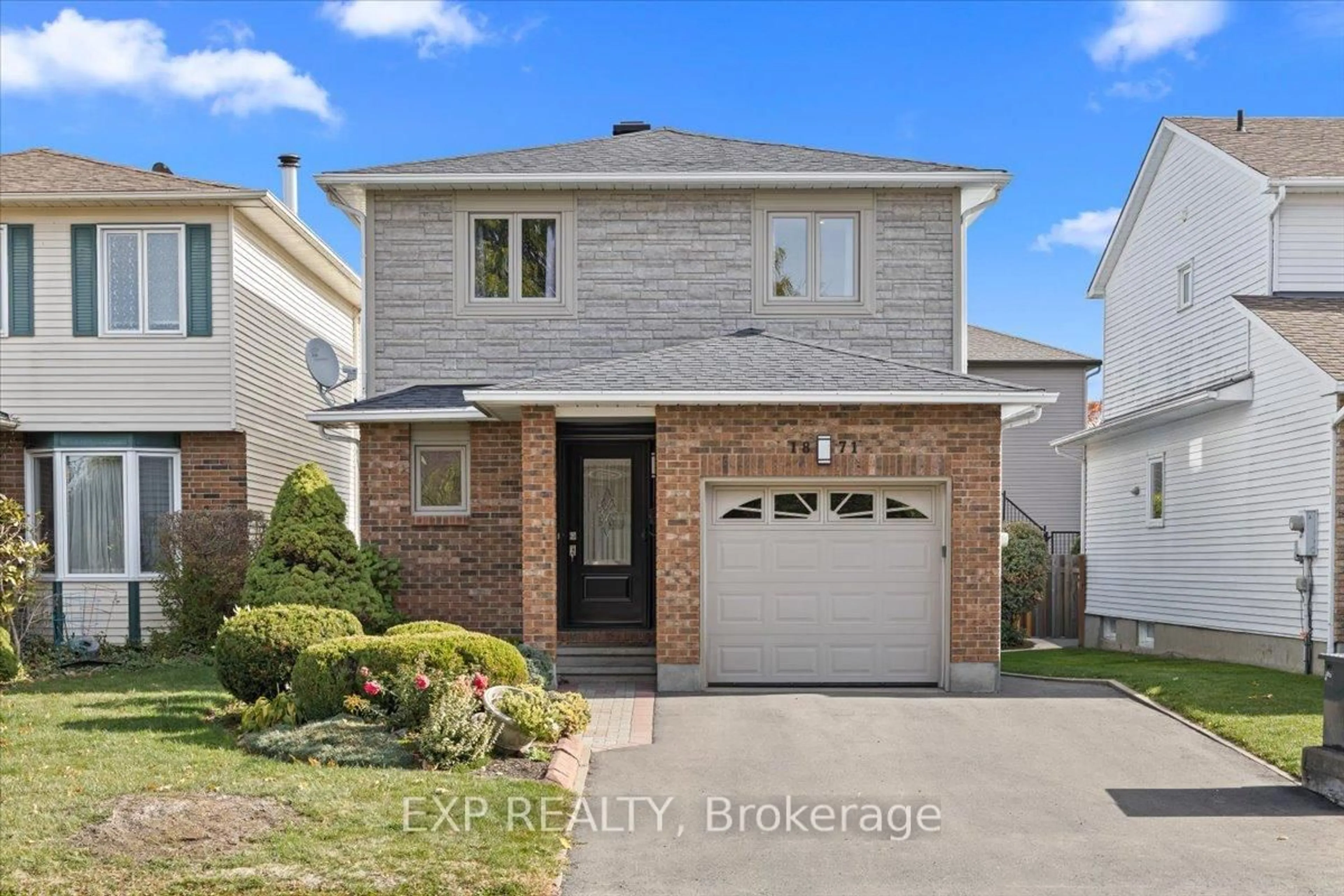 Home with brick exterior material, street for 1871 Markwell Cres, Orleans Ontario K1C 5H7