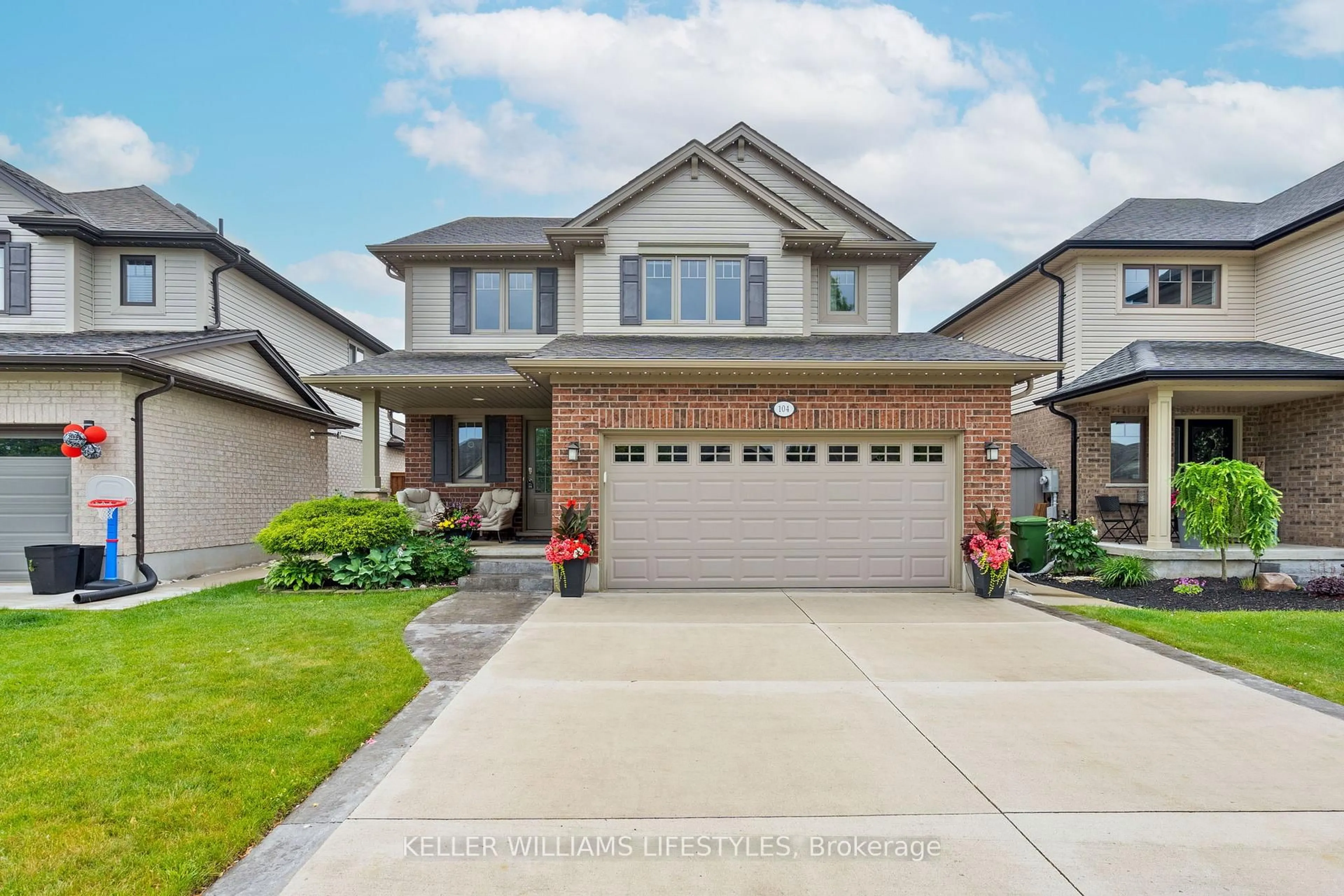 Home with brick exterior material, street for 104 Westlake Dr, St. Thomas Ontario N5P 0B7