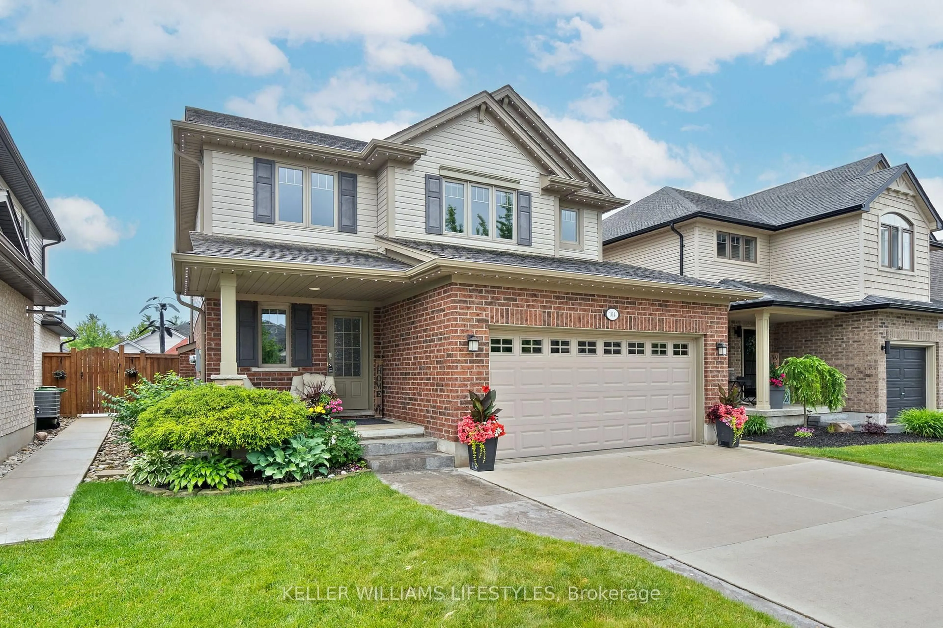 Home with brick exterior material, street for 104 Westlake Dr, St. Thomas Ontario N5P 0B7