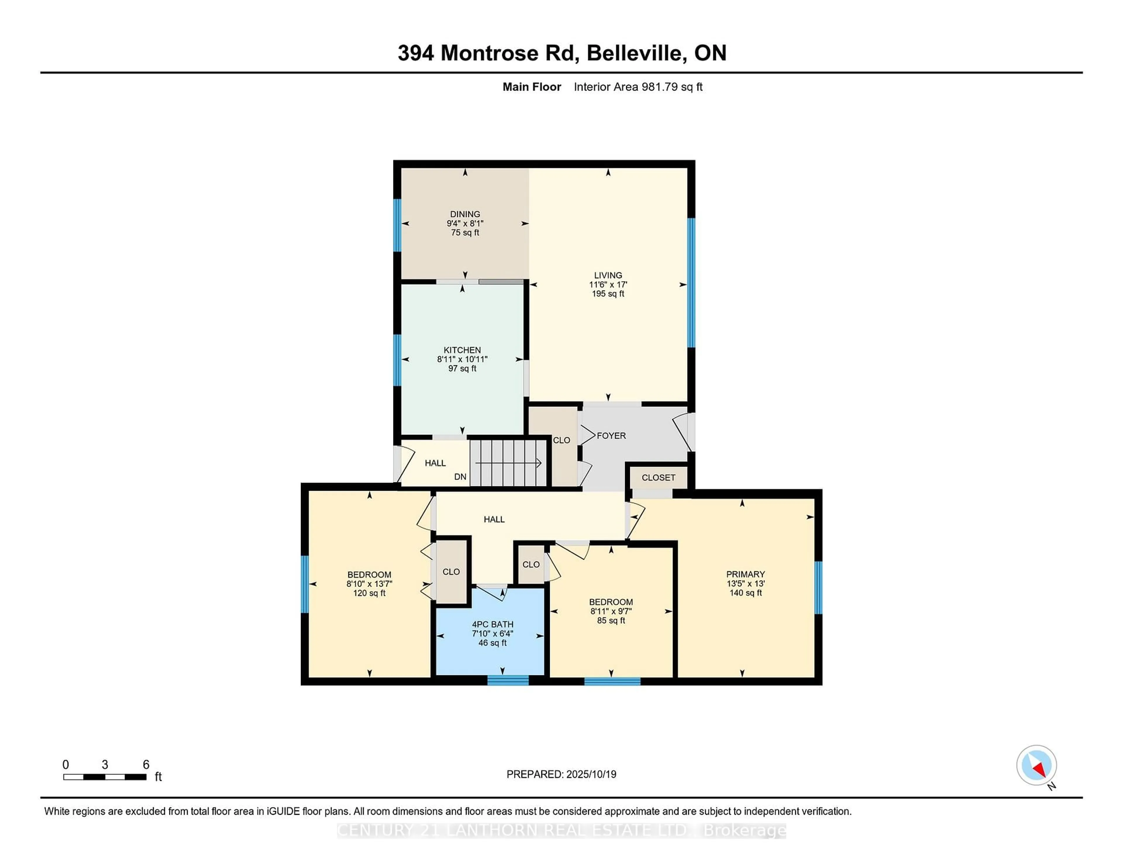 Floor plan for 394 Montrose Rd, Quinte West Ontario K8R 1A9