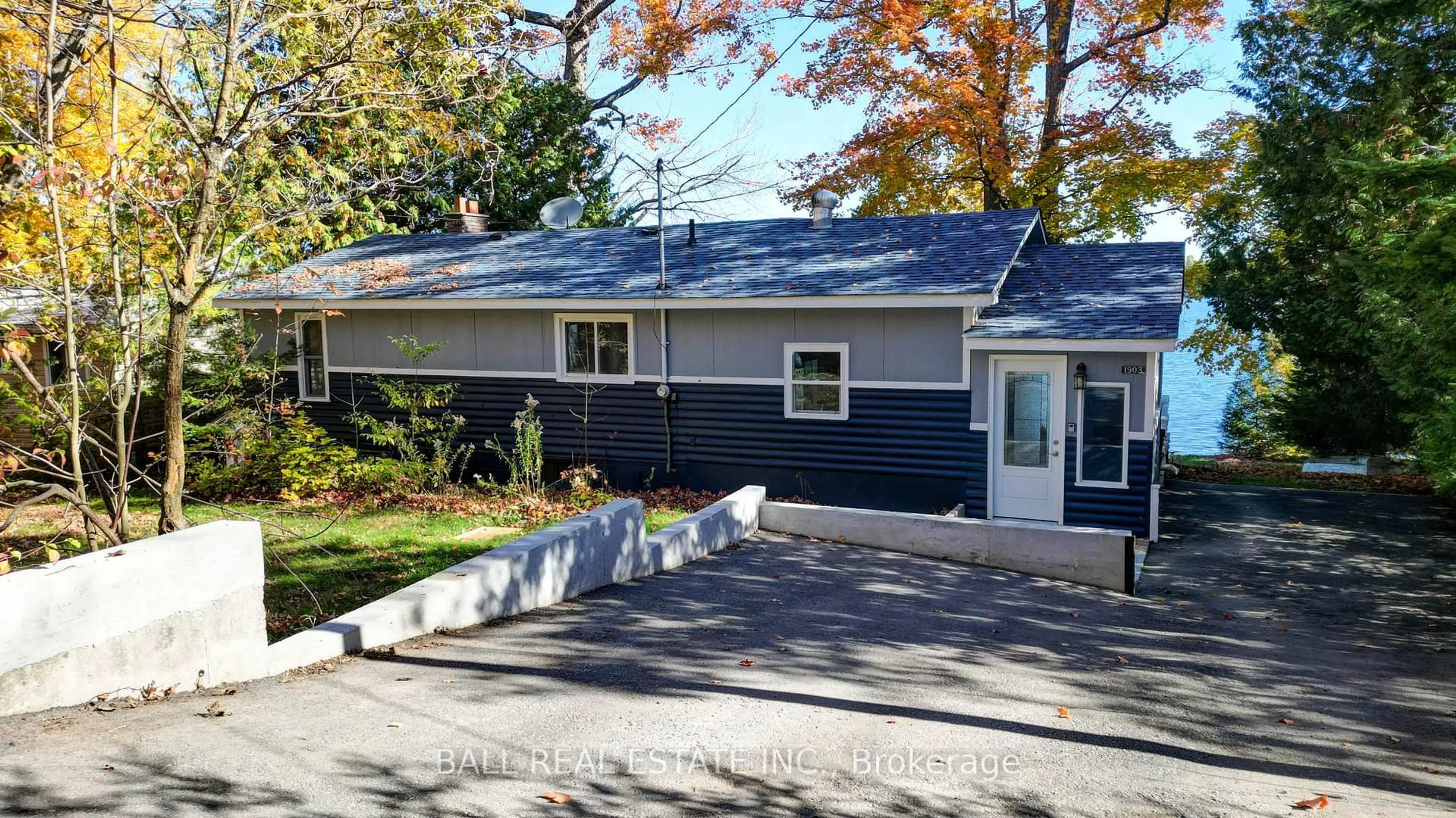 Home with vinyl exterior material, street for 1903 White Lake Road West Rd, Douro-Dummer Ontario K0L 2H0