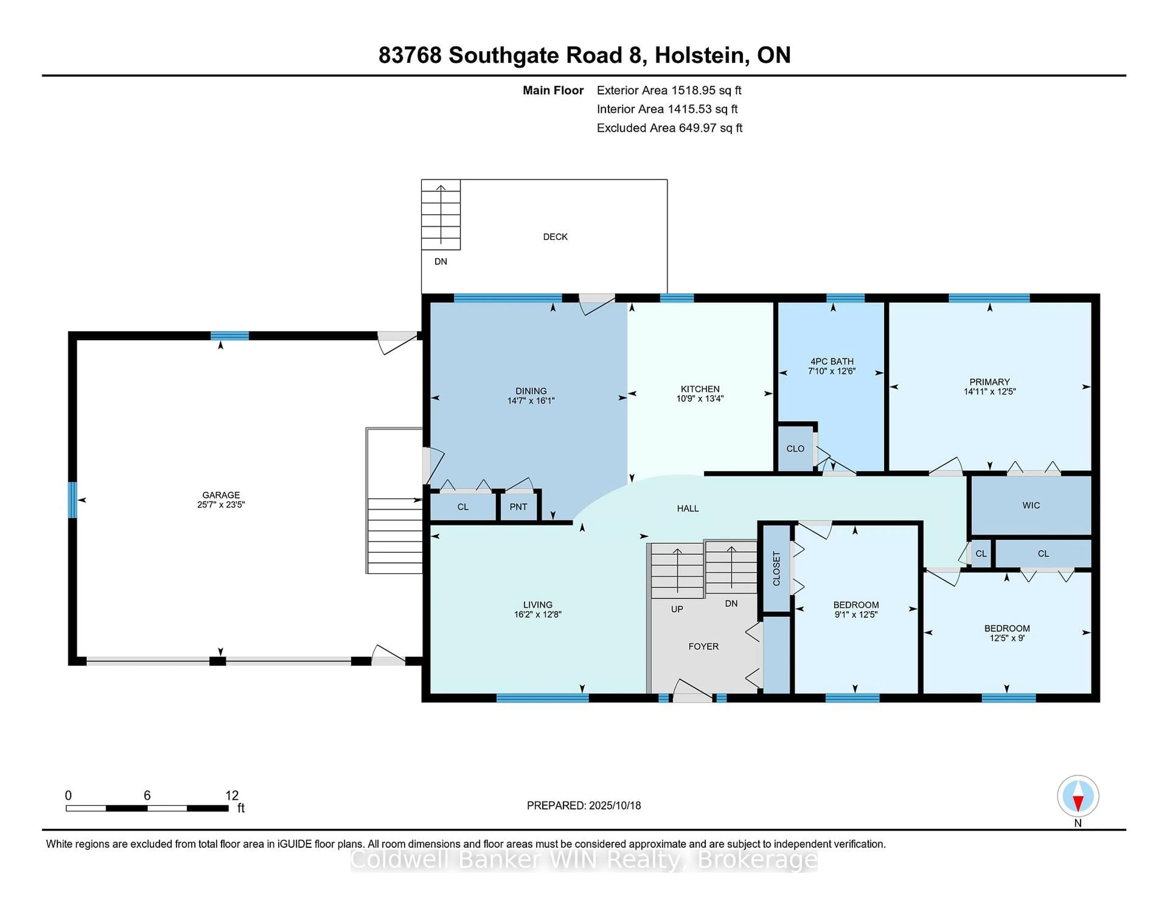 Floor plan for 083768 SOUTHGATE RD 8, Southgate Ontario N0G 2L0